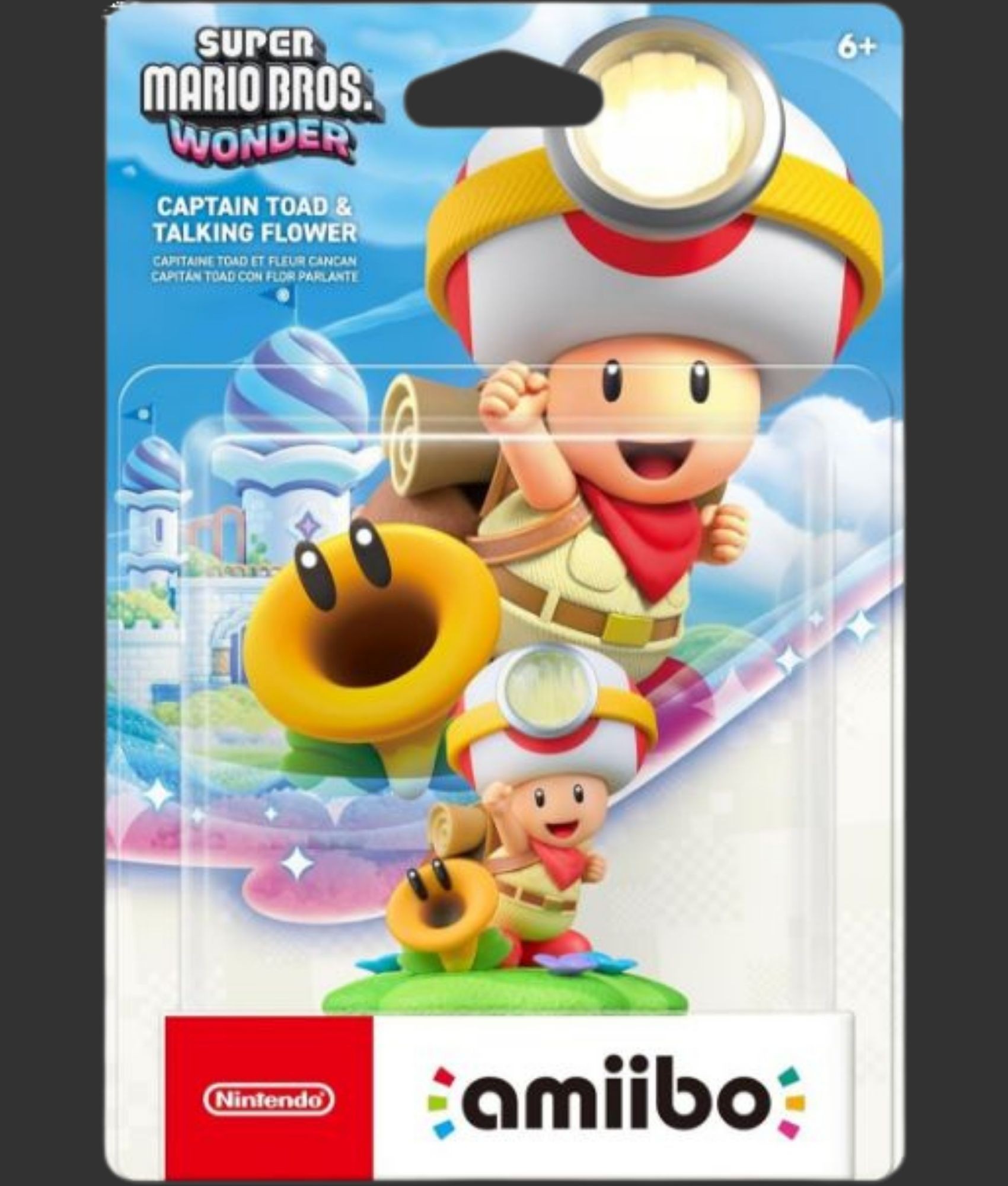 אמיבו Captain Toad & Talking Flower – Super Mario Bros Wonder אמיבו Captain Toad & Talking Flower – Super Mario Bros Wonder