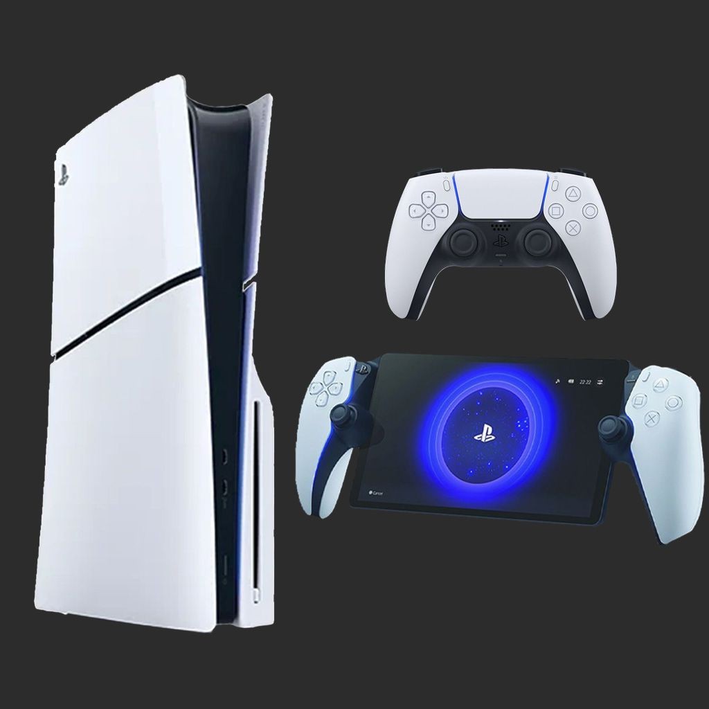 ����� ���������� 5 ���� (���-���) ����������� ����� - Playstation 5 Slim (Blu-Ray) + Playstation Portal Bundle (����� ����)