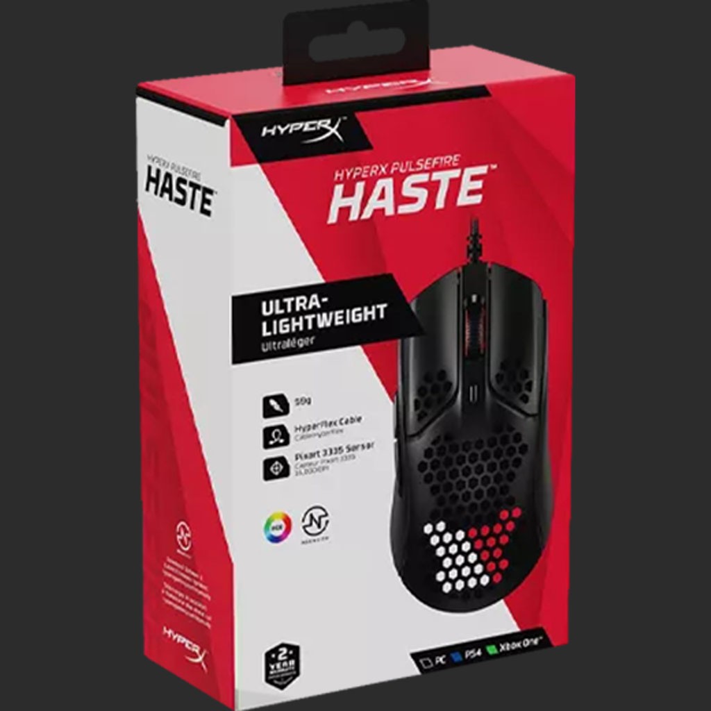���� ������� - Hyper X - Pulsefire Haste Black Wired