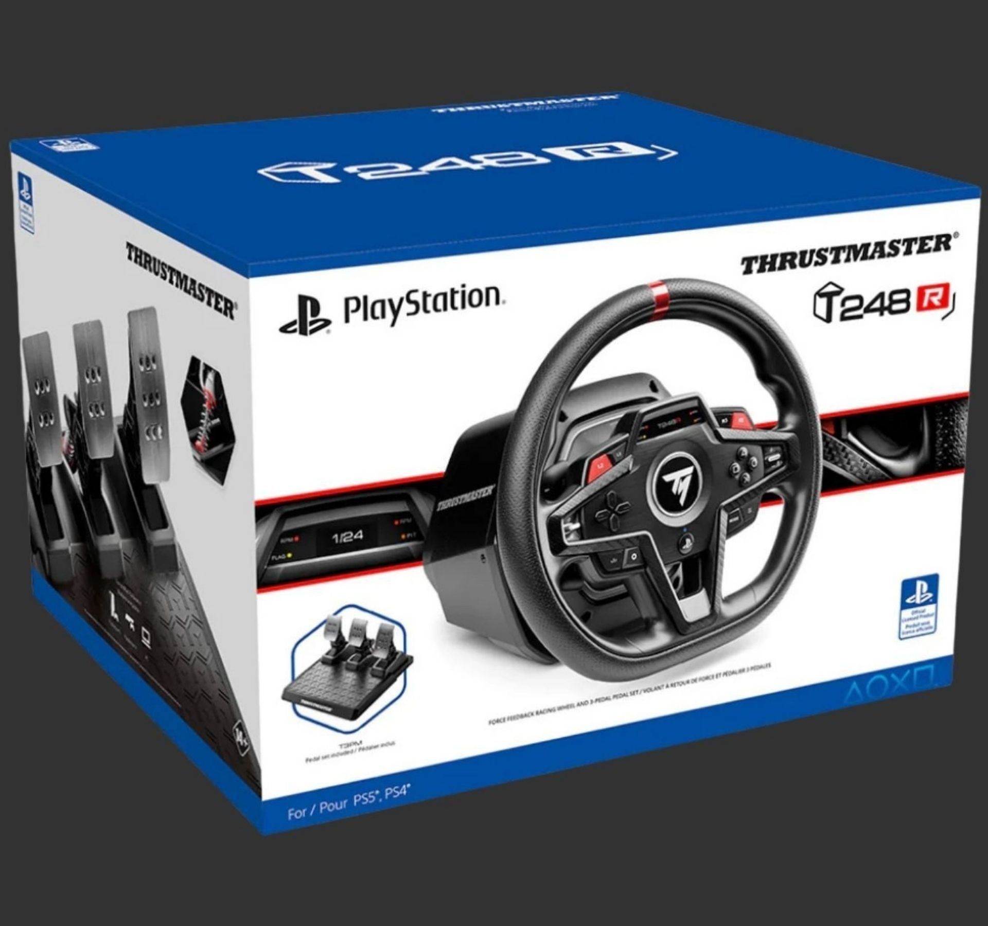 הגה מרוצים Thrustmaster T248R לסוני 5 / 4 ולמחשב הגה מרוצים Thrustmaster T248R לסוני 5 / 4 ולמחשב