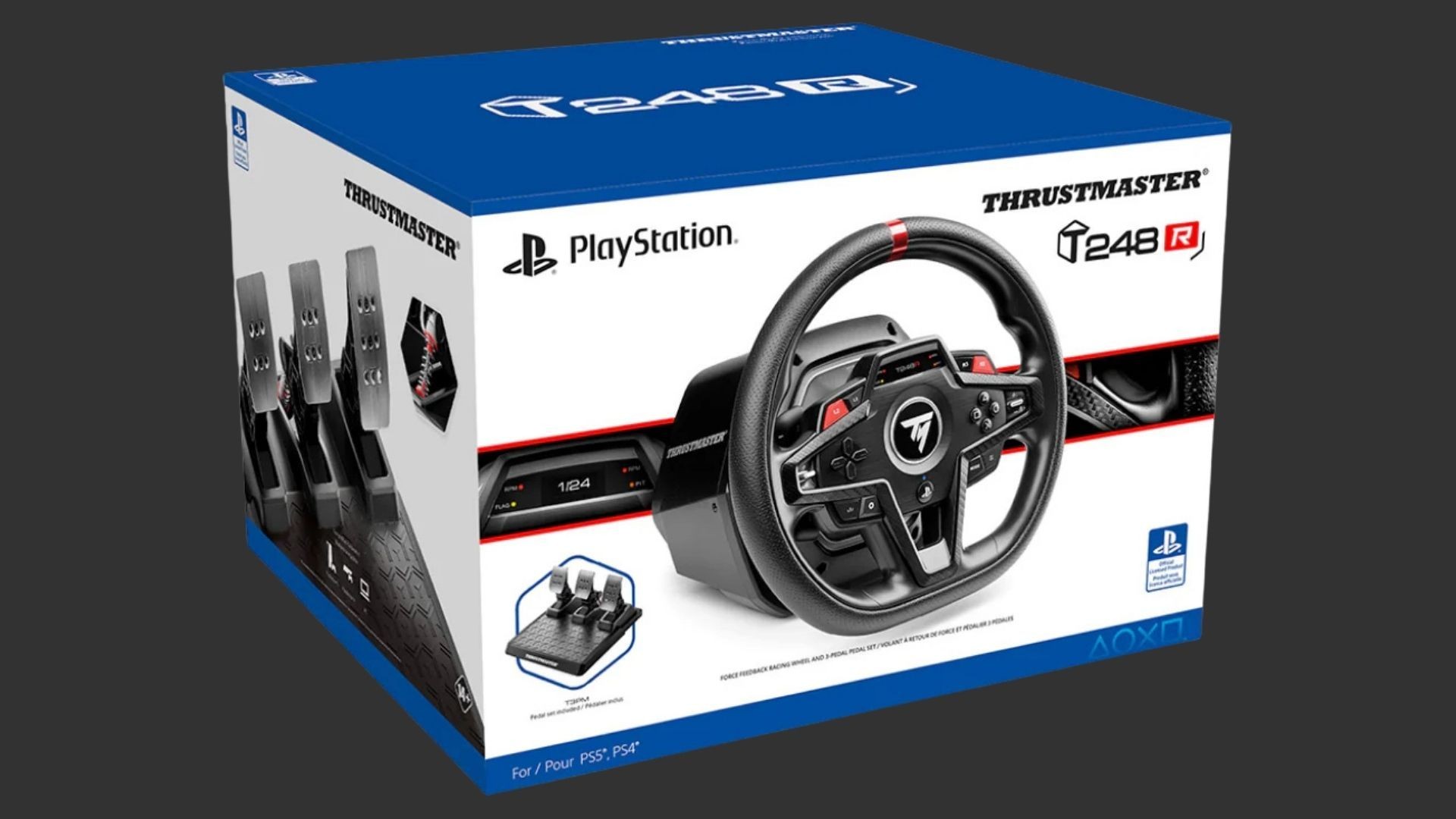 הגה מרוצים Thrustmaster T248R לסוני 5 / 4 ולמחשב הגה מרוצים Thrustmaster T248R לסוני 5 / 4 ולמחשב