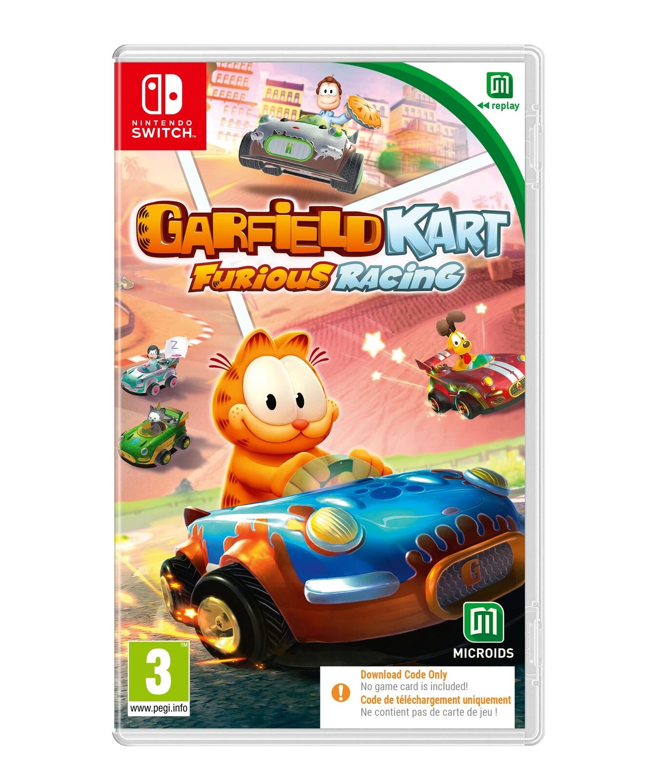 NS GARFIELD KART Furious racing code