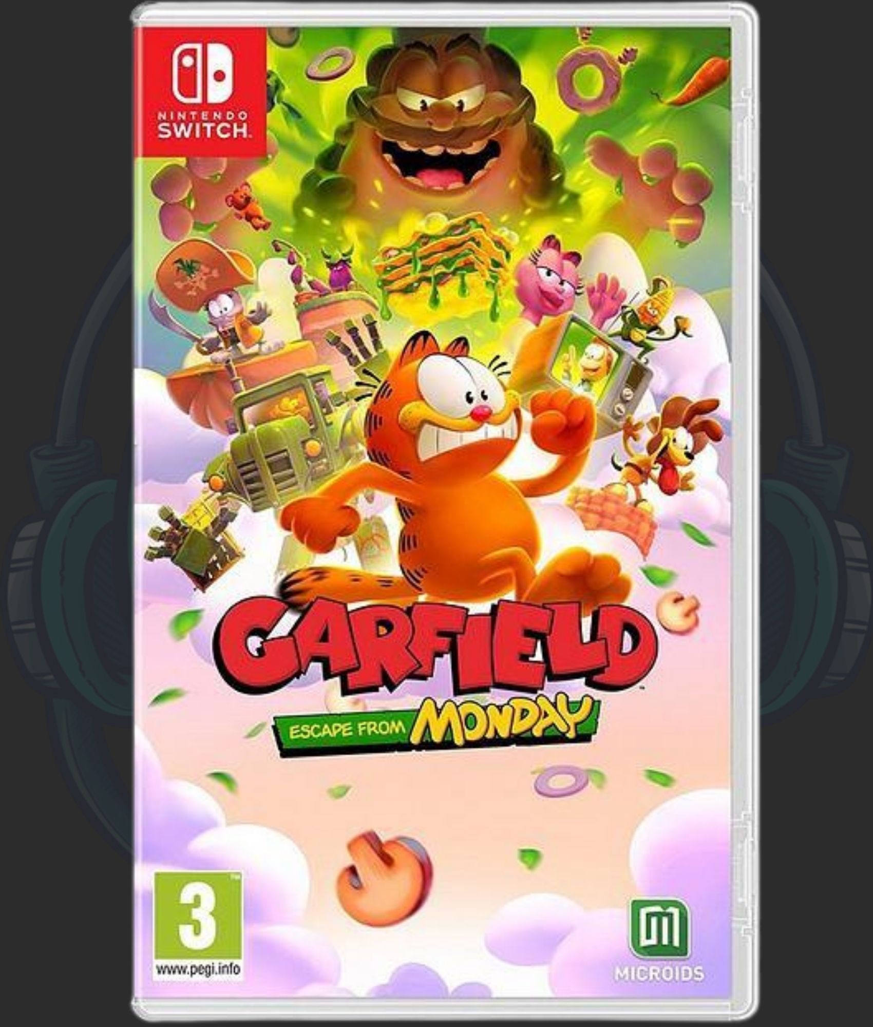 Nintendo Switch Garfield Escape from Monday