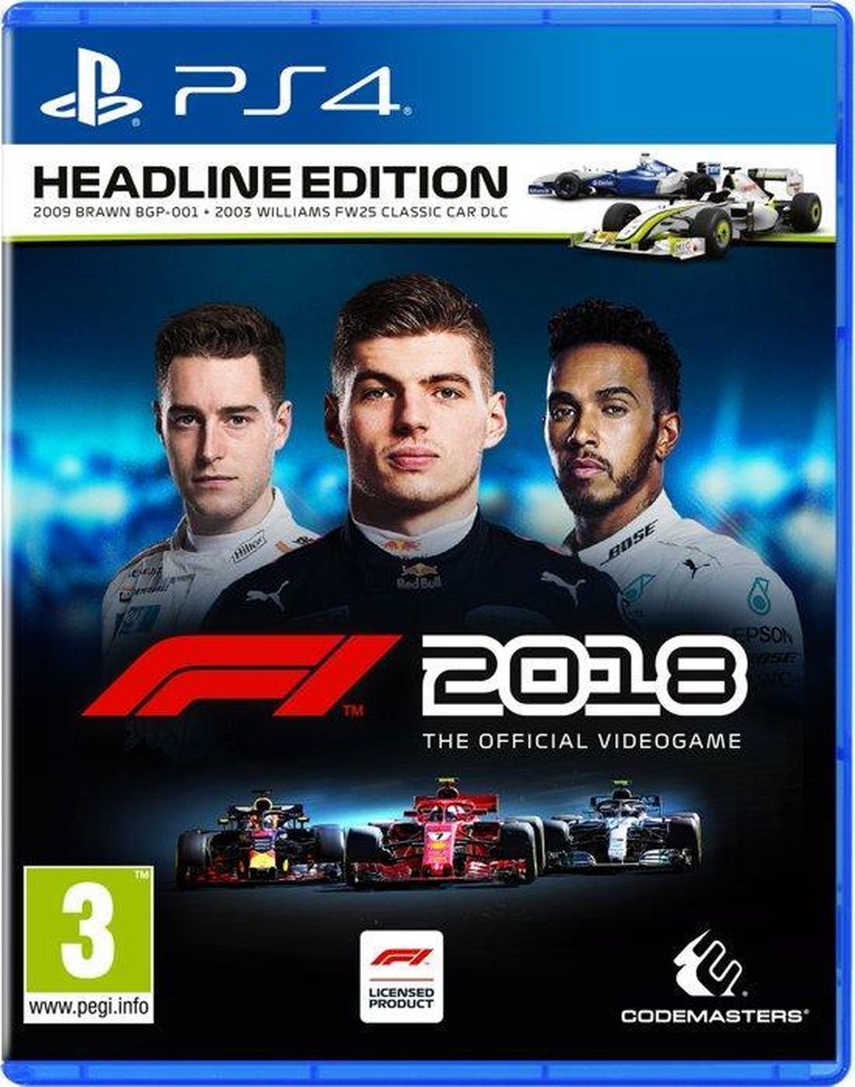PS4 F1 2018