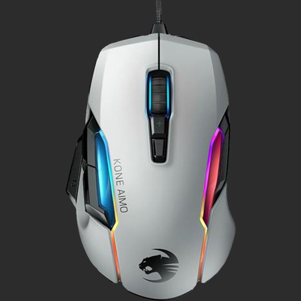 ���� ������� ���� - Roccat Kone AIMO White Wired