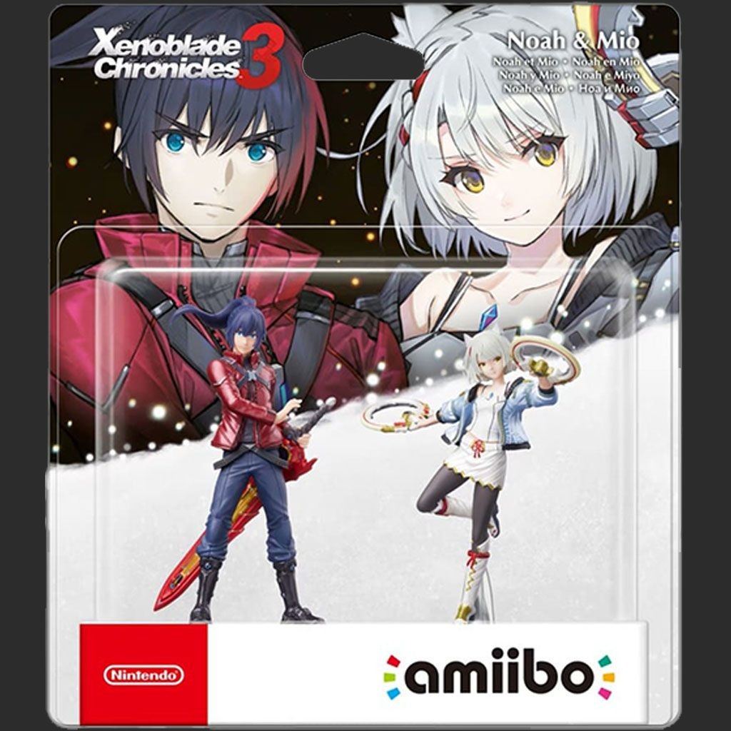 פסל אמיבו - Amiibo - Noah & Mio פסל אמיבו - Amiibo - Noah & Mio