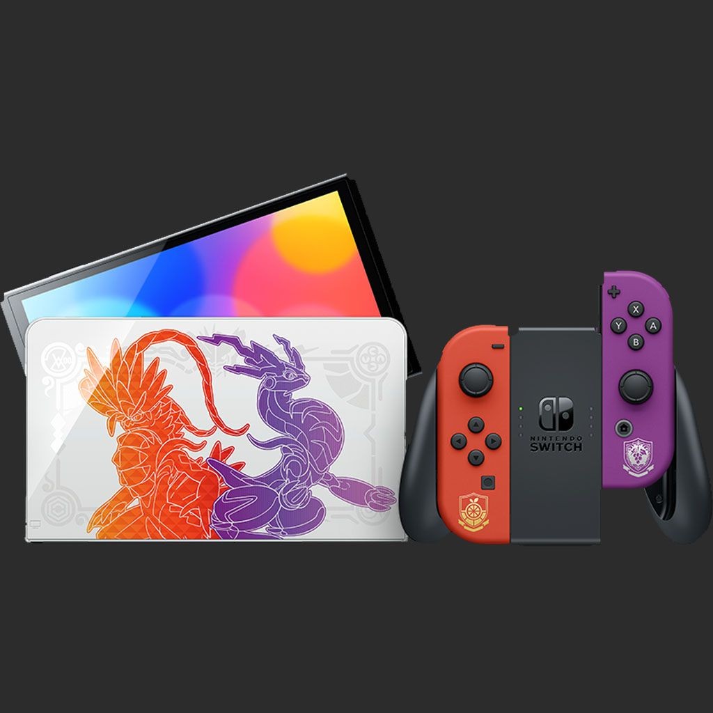 Nintendo Switch OLED - ������ ������� Scarlet & Violet