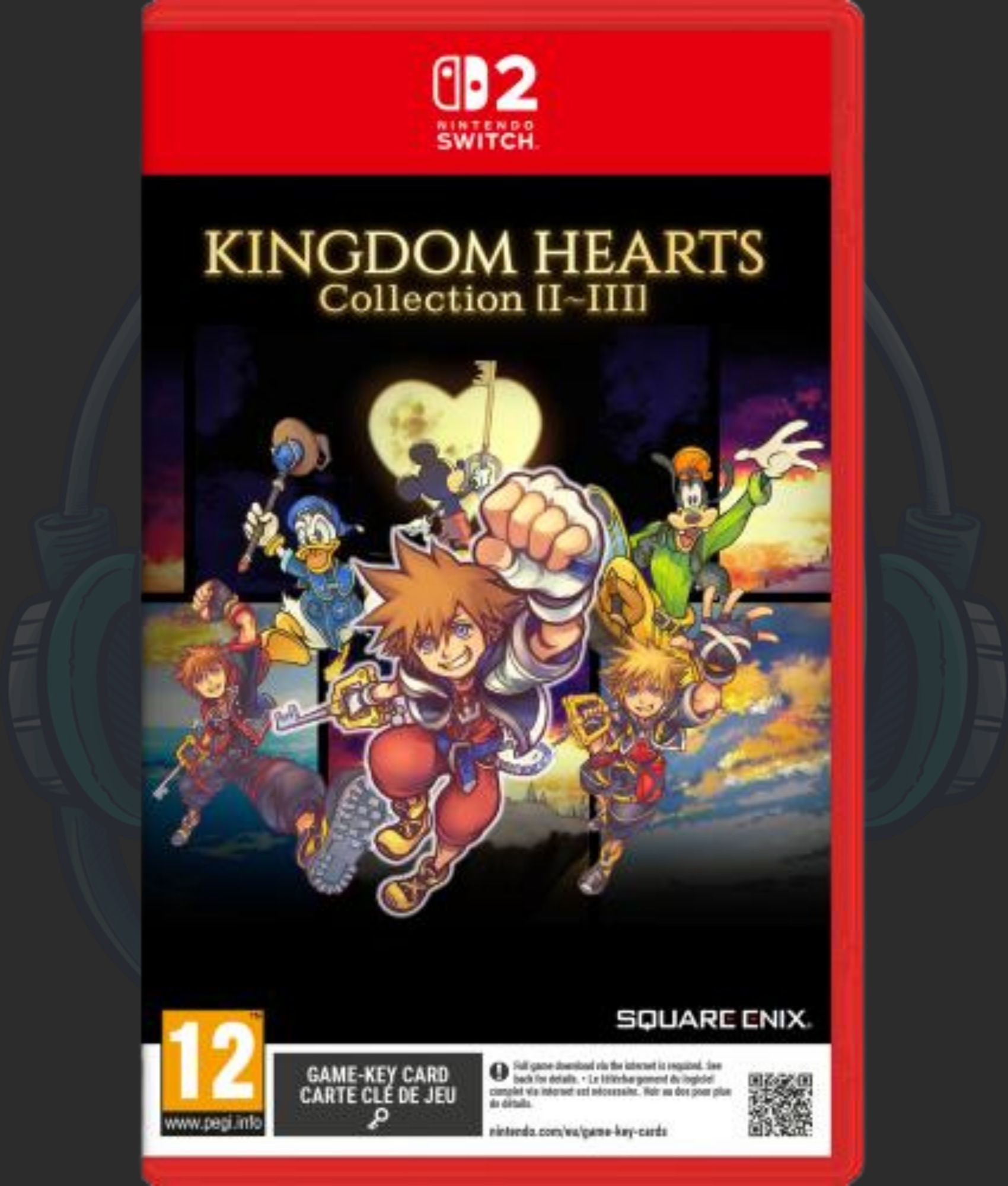 Nintendo Switch 2 KINGDOM HEARTS Collection I - III Game Key Card