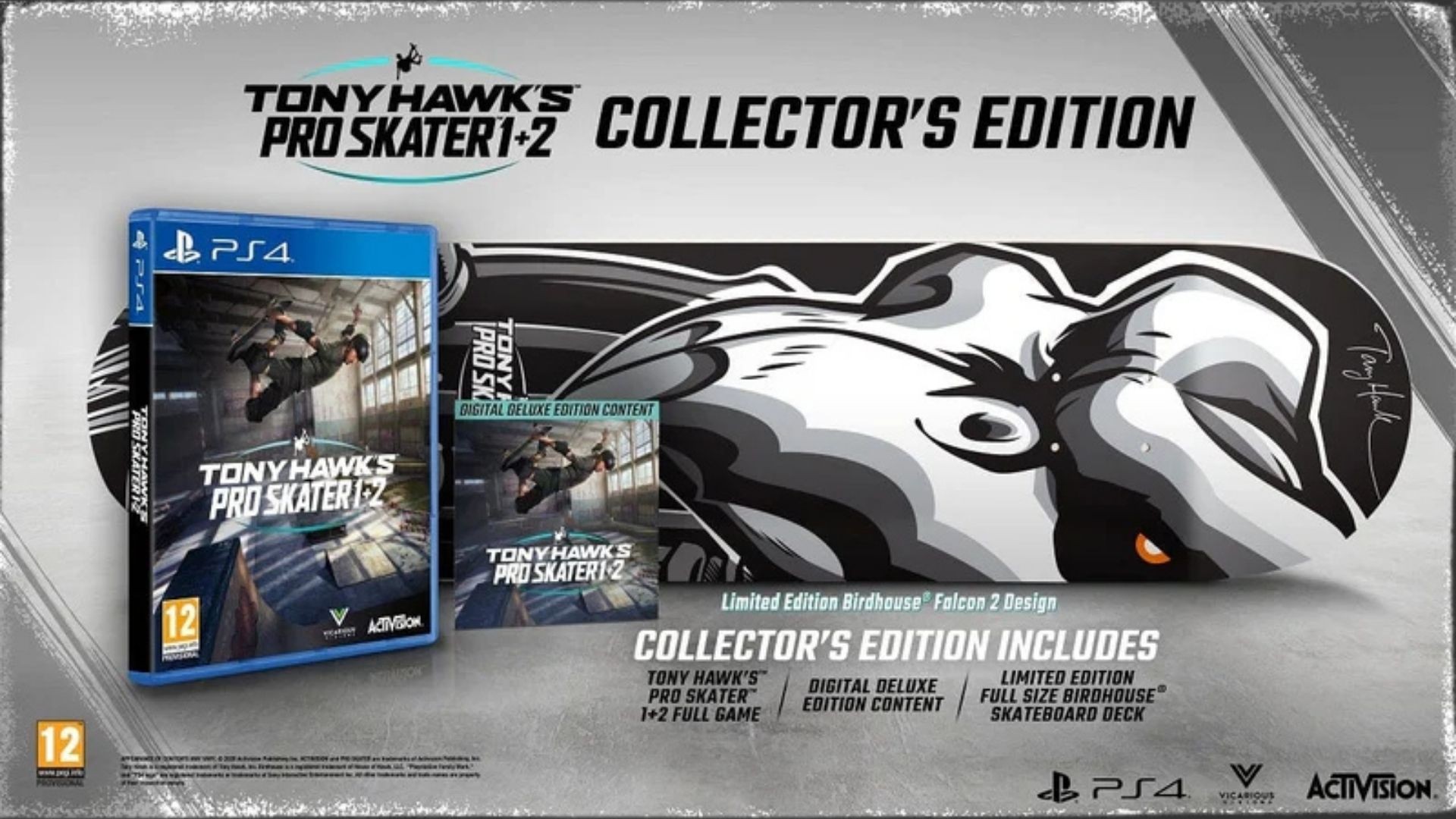 ���� ����� 4 - PS4 TONY HAWK pro skater 1+2 collectors edition