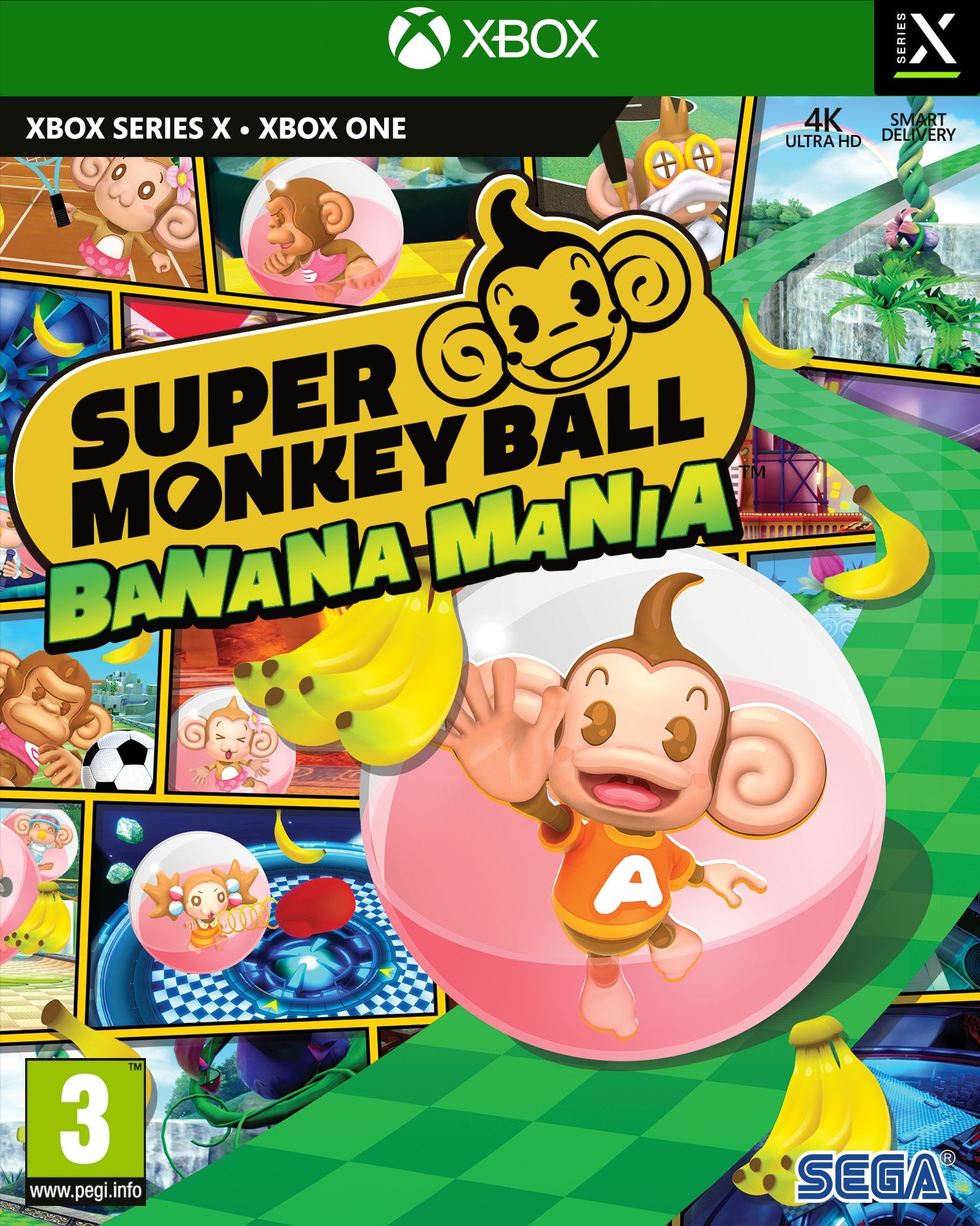 XBOX SUPER MONKEY BALL banana mania