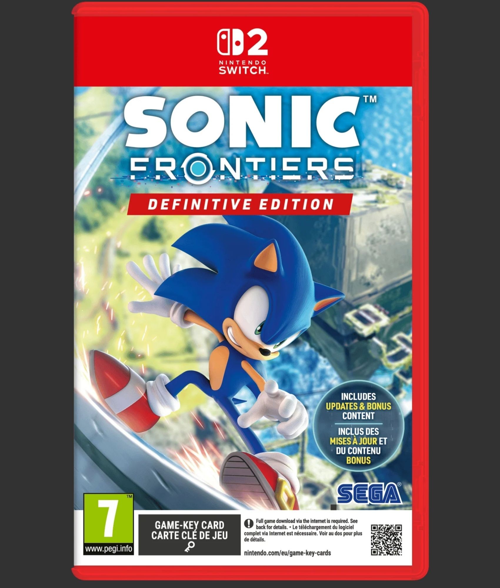 Nintendo Switch 2 Sonic Frontiers Definitive Edition 
