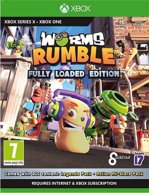 XBOX WORMS RUMBLE fully loaded