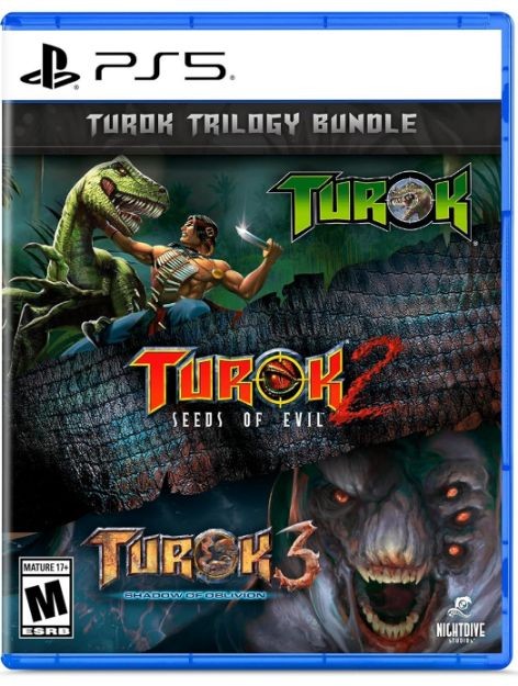 משחק לסוני 5 - Turok Trilogy Bundle משחק לסוני 5 - Turok Trilogy Bundle