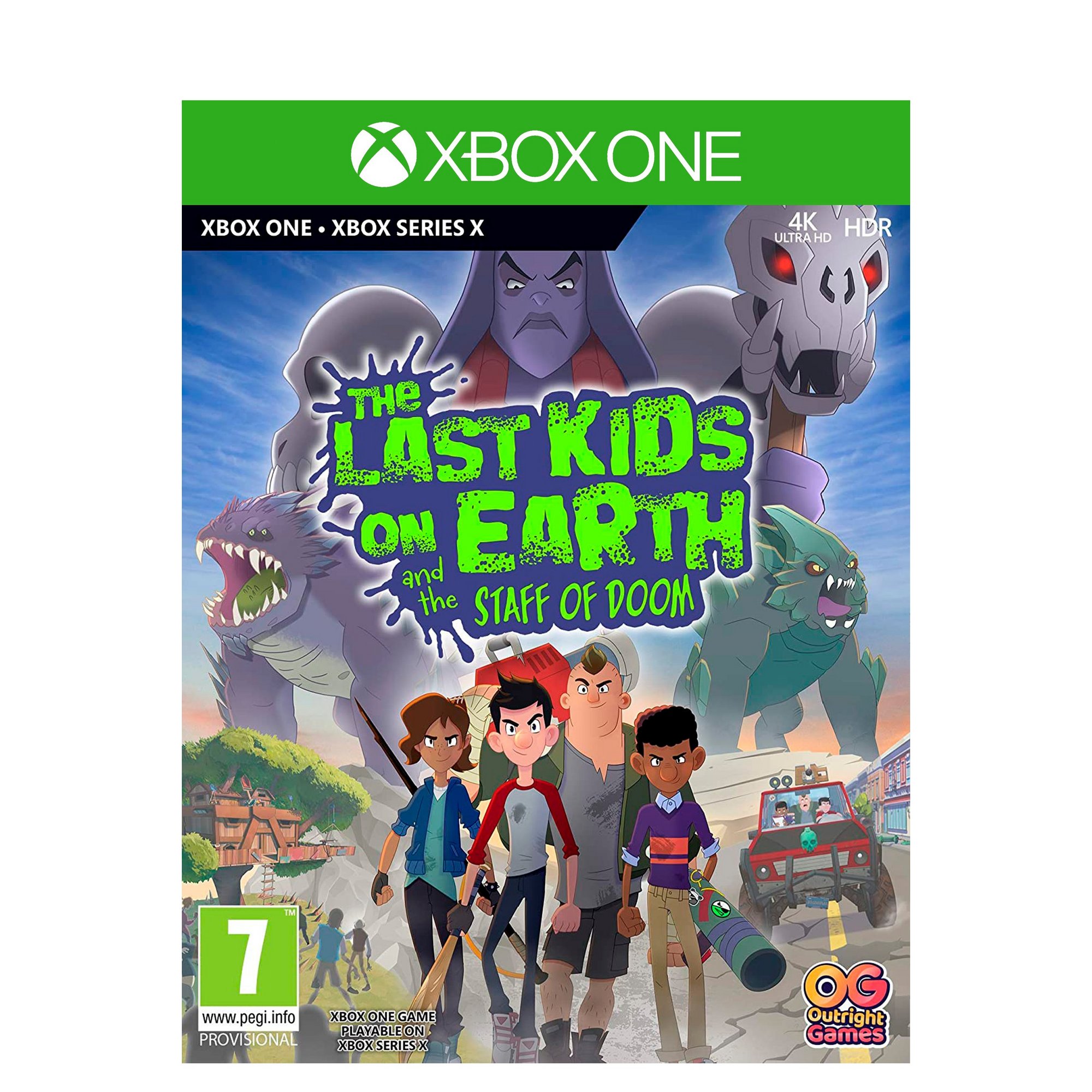 XBOX the LAST KIDS ONE EARTH and the staff of doom