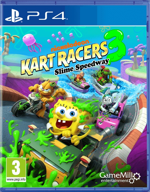 PS4 nickelodeon KART RACERS 3