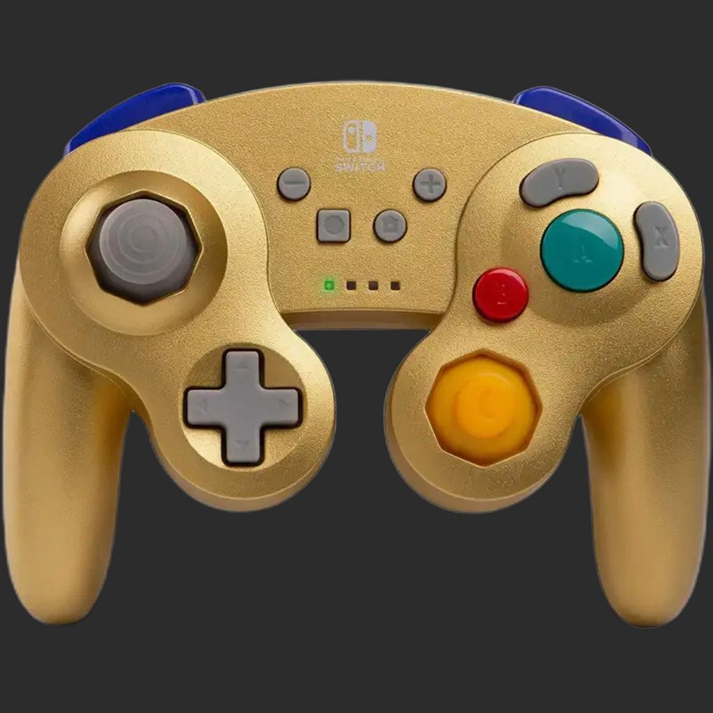 ������� ����� ��� - PowerA - Wireless Controller Gold GameCube Style