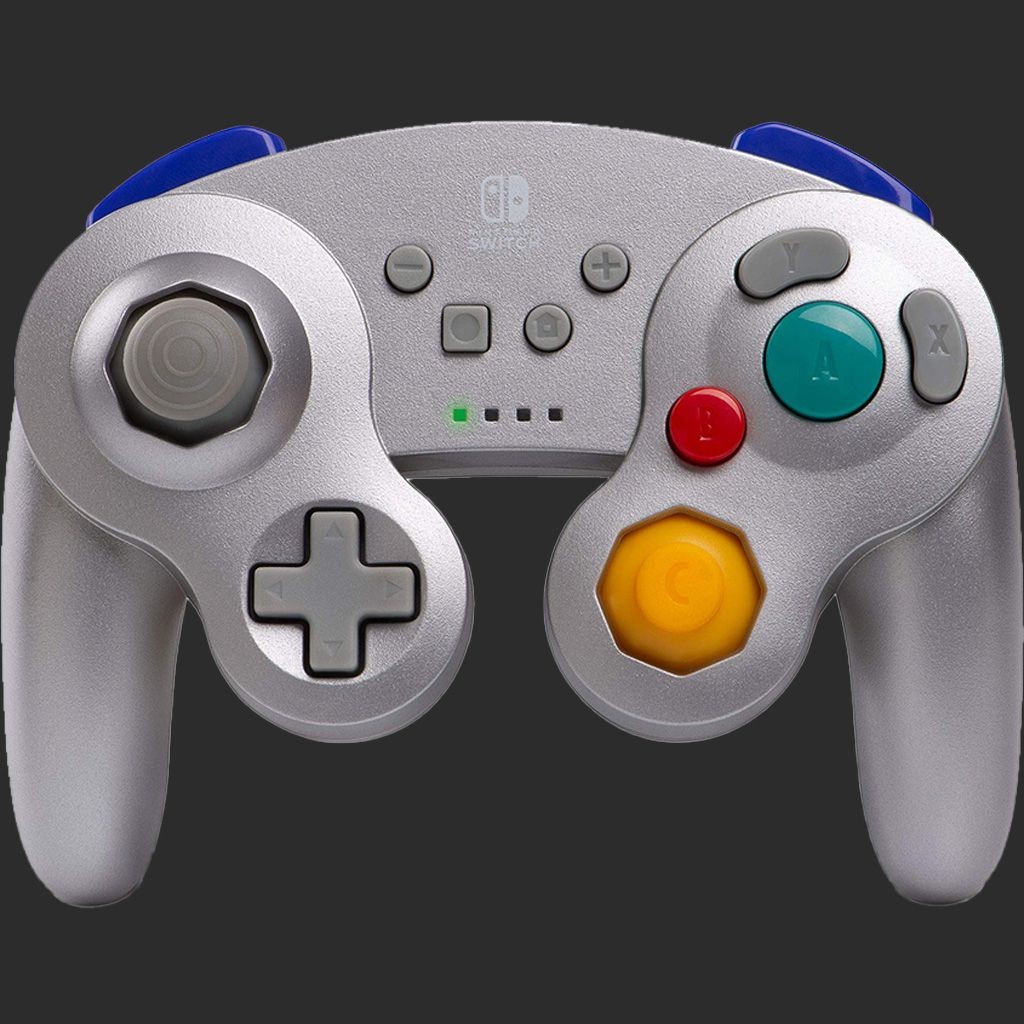 ������� ����� ��� - PowerA - Wireless Controller Silver GameCube Style