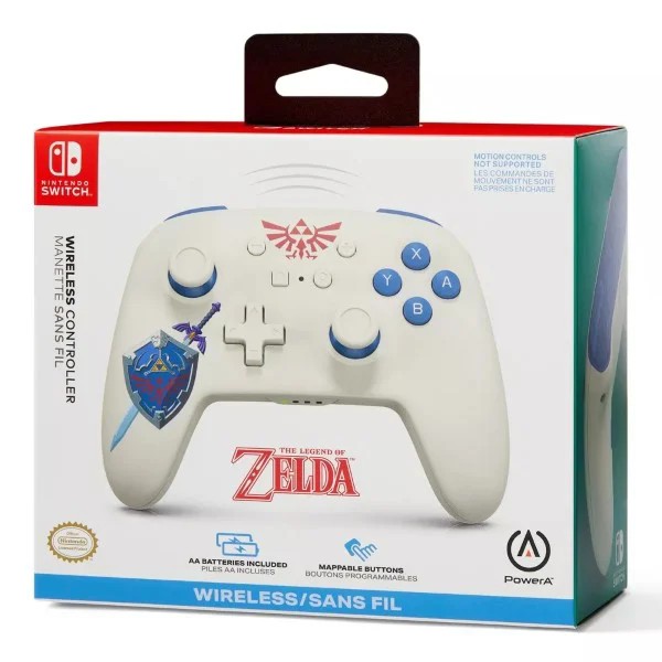 שלט לנינטנדו סוויץ - PowerA: Wireless Controller - Zelda Sworn Protector Batteries Required שלט לנינטנדו סוויץ - PowerA: Wireless Controller - Zelda Sworn Protector Batteries Required