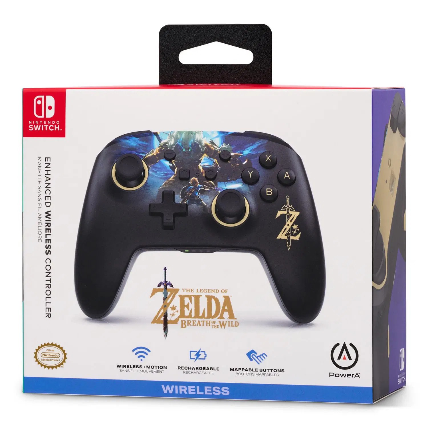 שלט לנינטנדו סוויץ - PowerA: Enhanced Wireless Controller - Zelda Link vs Lynel Chargeable שלט לנינטנדו סוויץ - PowerA: Enhanced Wireless Controller - Zelda Link vs Lynel Chargeable