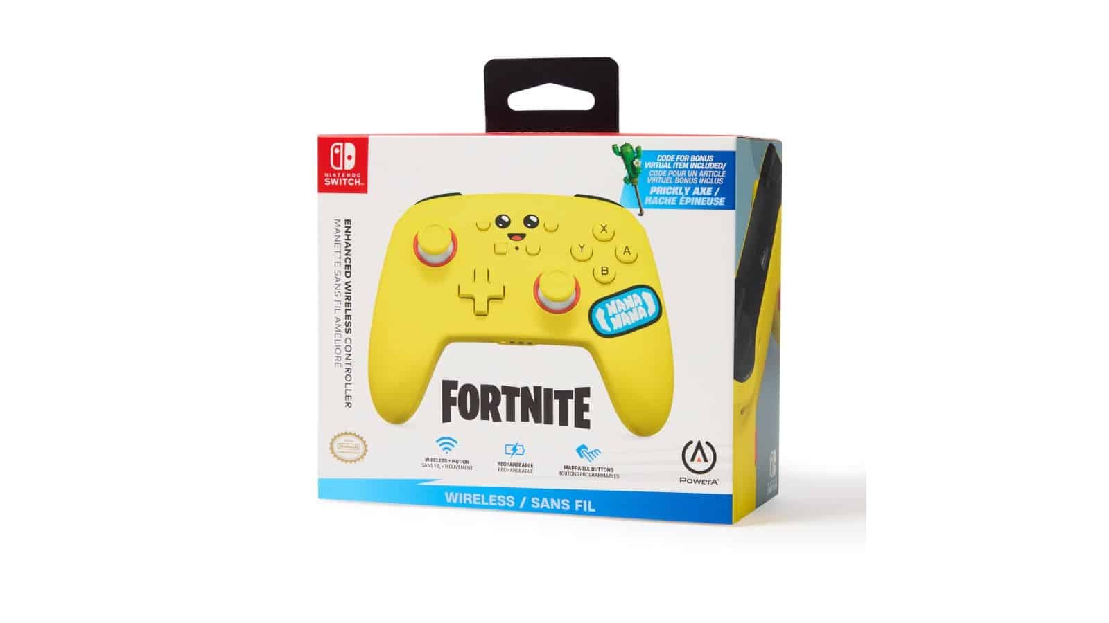 שלט לנינטנדו סוויץ - PowerA: Enhanced Wireless Controller - Fortnite Peely Chargeable שלט לנינטנדו סוויץ - PowerA: Enhanced Wireless Controller - Fortnite Peely Chargeable
