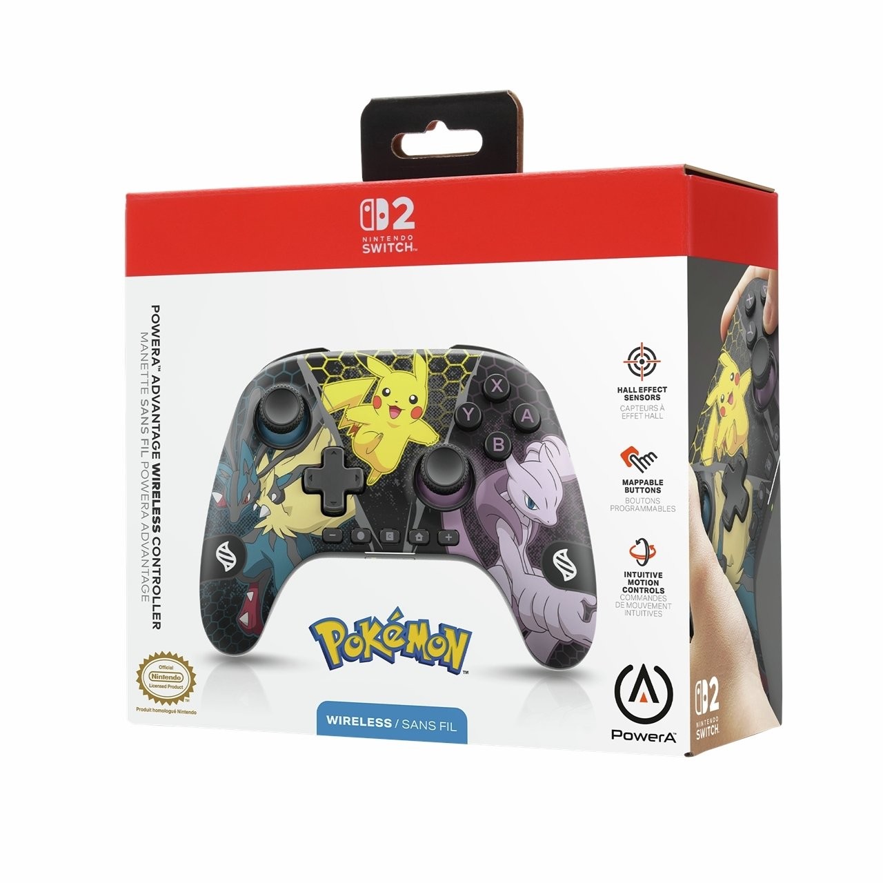 שלט לסוויץ' 2 - PowerA advantage Wireless controller Pokemon שלט לסוויץ' 2 - PowerA advantage Wireless controller Pokemon