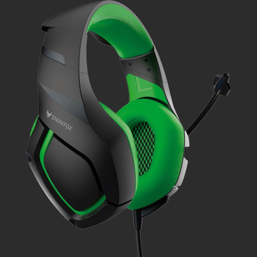SPARKFOX headset K1 Green SPARKFOX headset K1 Green