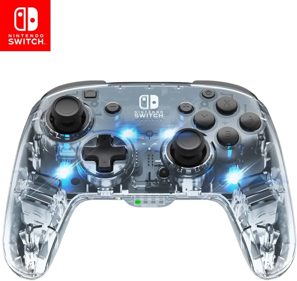 שלט לנינטנדו סוויץ - PDP: Afterglow Wireless Deluxe Controller - Prismatic Chargeable שלט לנינטנדו סוויץ - PDP: Afterglow Wireless Deluxe Controller - Prismatic Chargeable