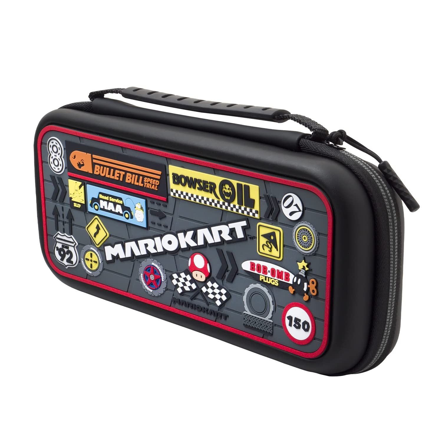תיק נשיאה לנינטנדו סוויץ - PDP: Travel Case Plus - Mario Kart Sponsors Logos תיק נשיאה לנינטנדו סוויץ - PDP: Travel Case Plus - Mario Kart Sponsors Logos