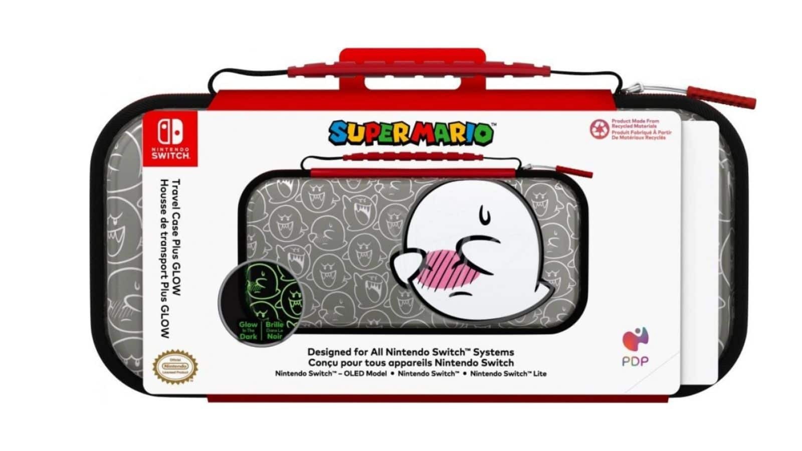 תיק נשיאה לנינטנדו סוויץ - PDP: Travel Case Plus - Super Mario Boo Hoo Glow תיק נשיאה לנינטנדו סוויץ - PDP: Travel Case Plus - Super Mario Boo Hoo Glow