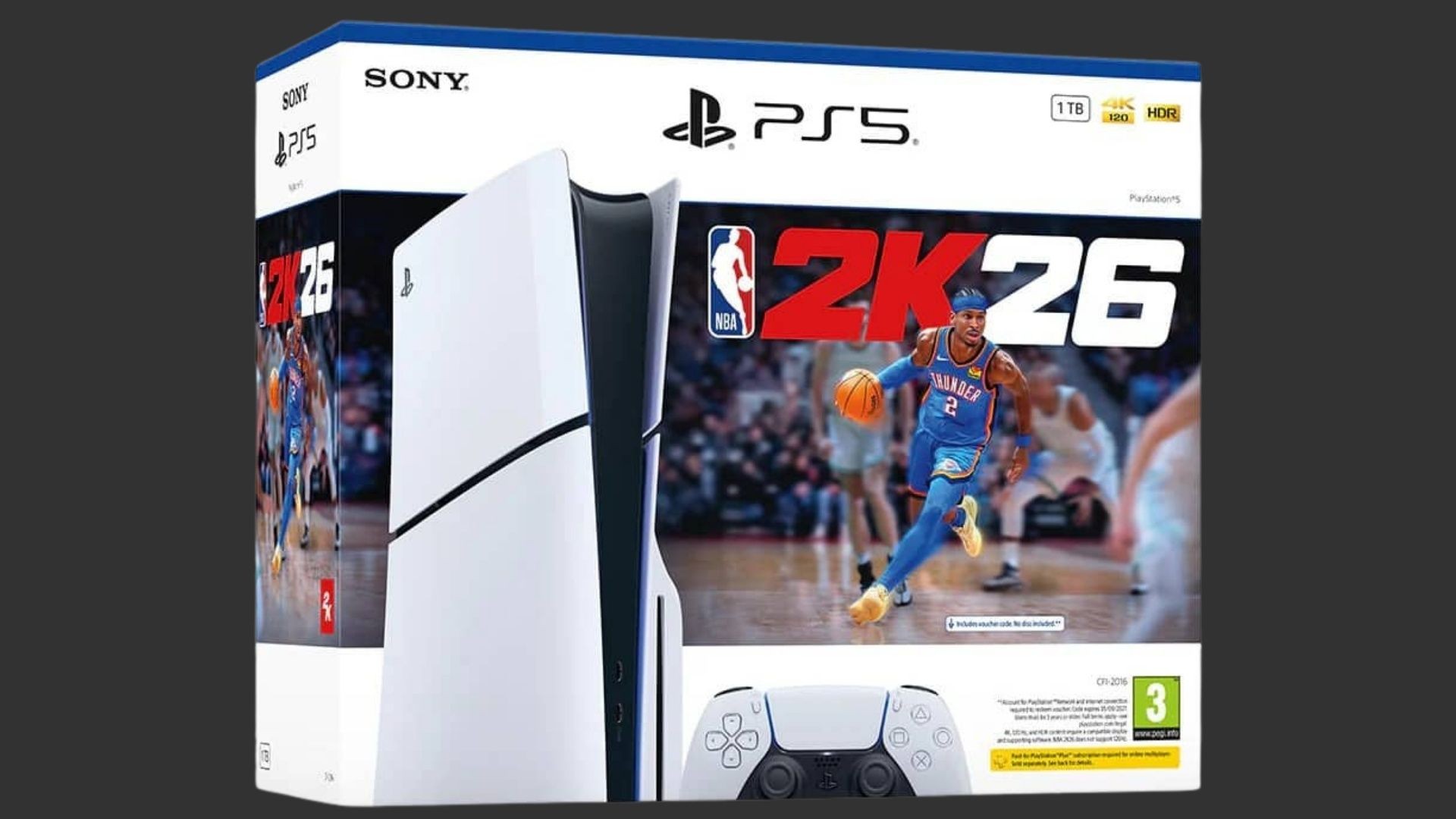 ������� ���� 5 Slim �� ���� ������ 1TB � ���� NBA 2K26 (��� �������)