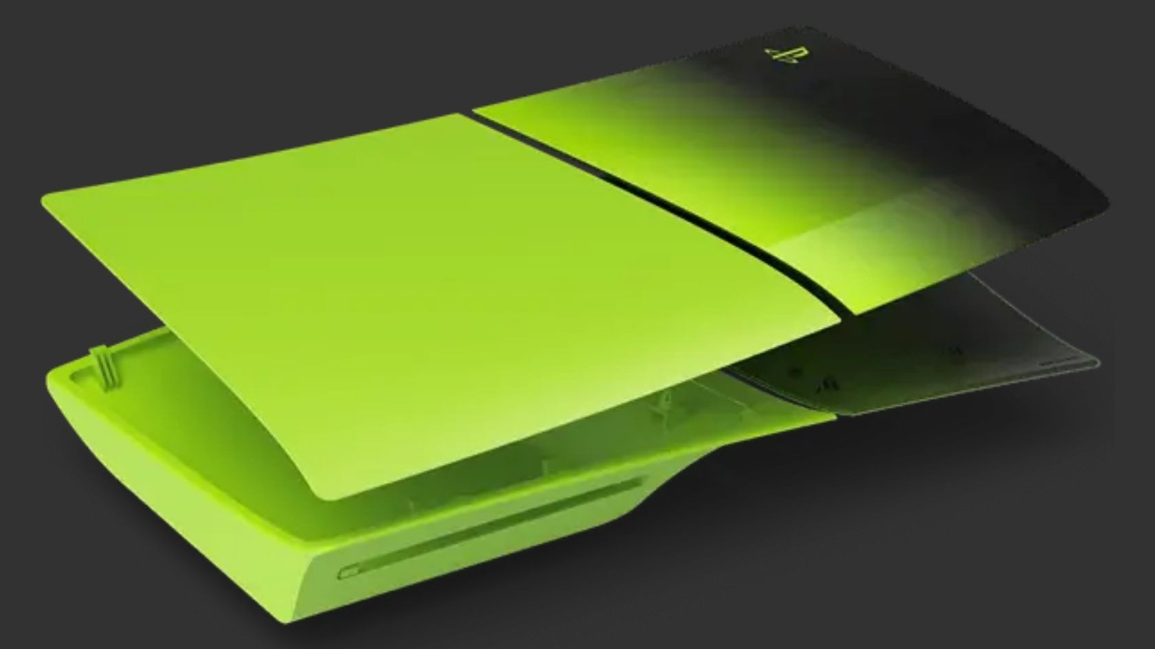 כיסוי לקונסולה PS5 Slim – Hyperpop Collection Remix Green כיסוי לקונסולה PS5 Slim – Hyperpop Collection Remix Green