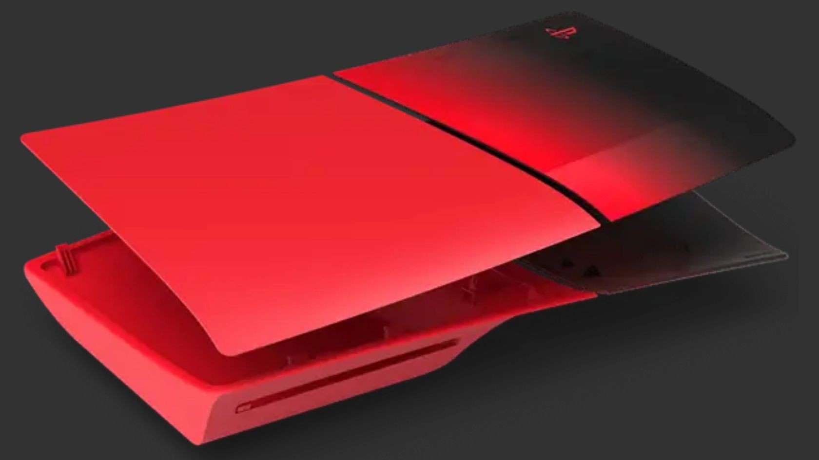 כיסוי לקונסולת PS5 Slim – Hyperpop Collection Techno Red כיסוי לקונסולת PS5 Slim – Hyperpop Collection Techno Red