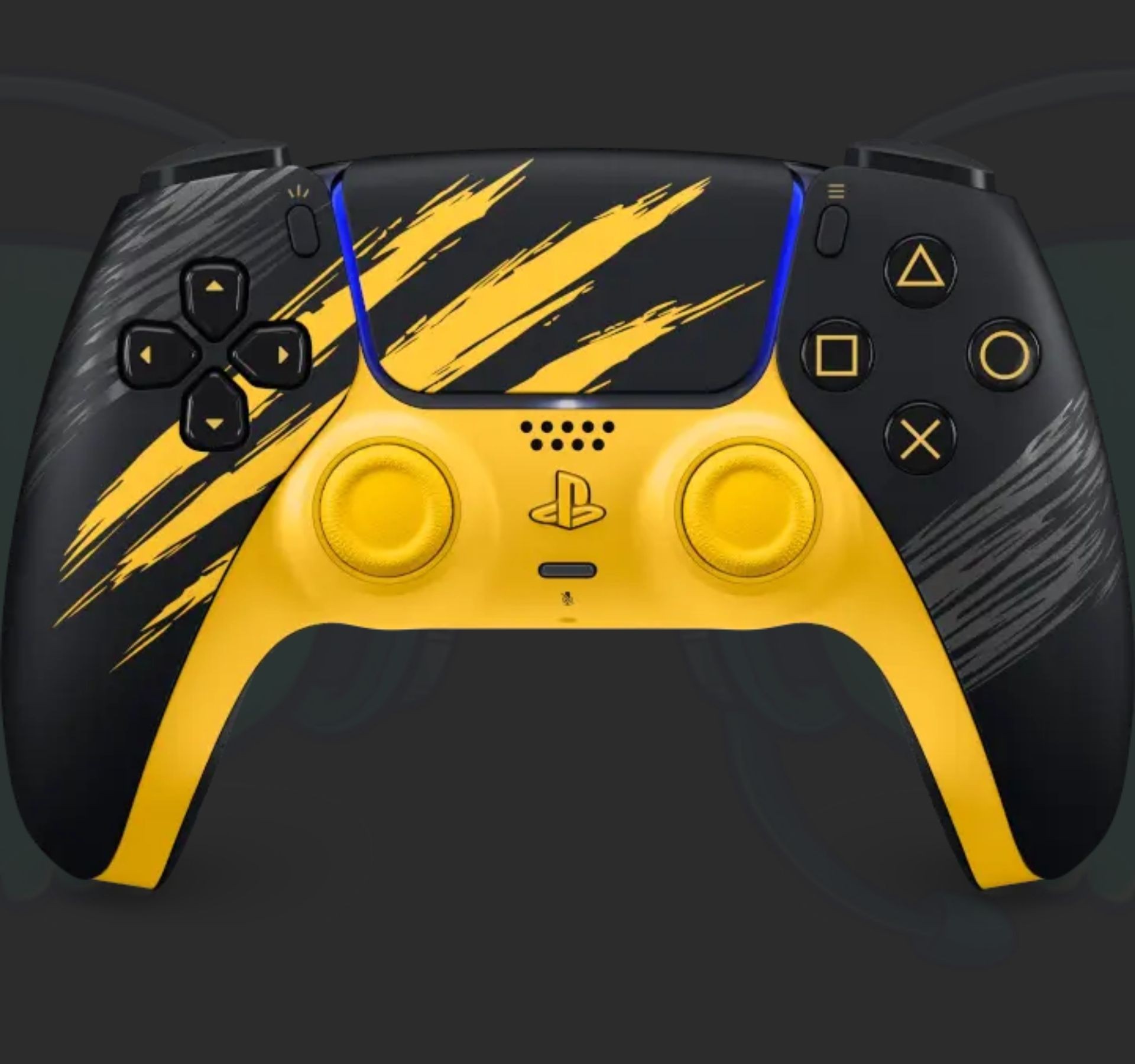 PS5 DualSense Wireless Controller Marvels Wolverine Battle Yellow Limited Edition