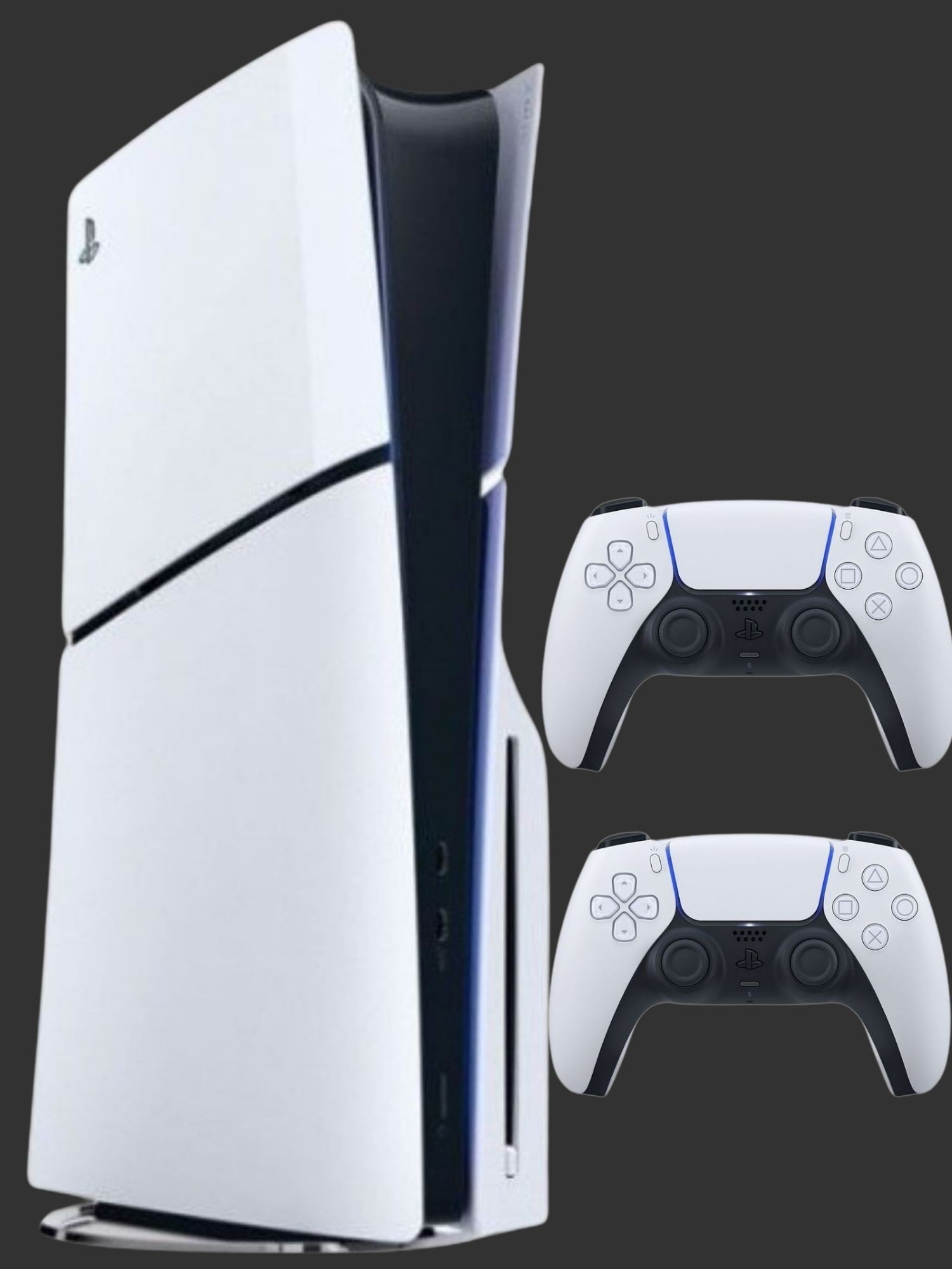 קונסולת סוני 5 Slim עם כונן דיסקים 1TB ושני שלטים קונסולת סוני 5 Slim עם כונן דיסקים 1TB ושני שלטים