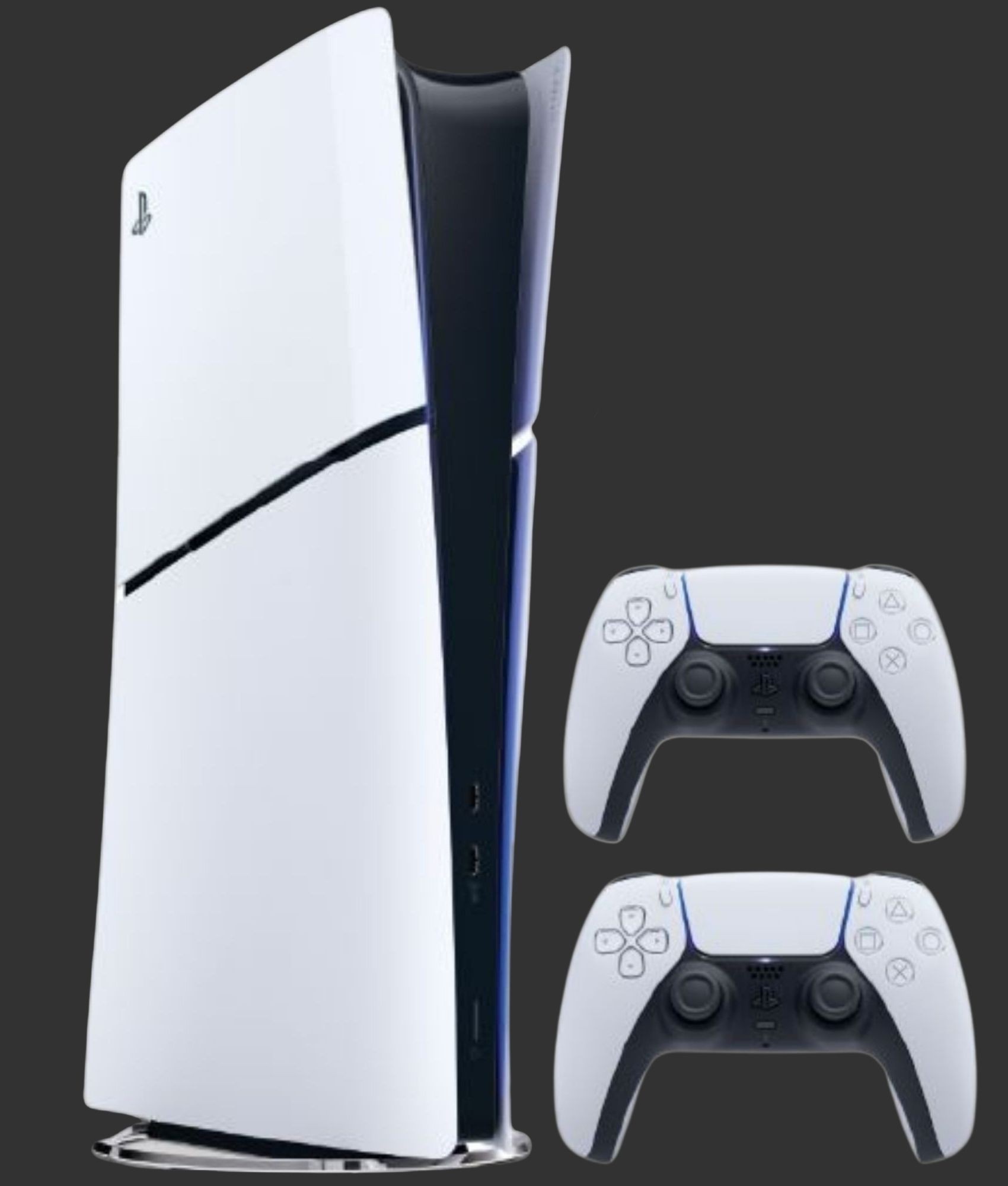 קונסולת סוני 5 Slim דיגיטלית 1TB עם 2 שלטים קונסולת סוני 5 Slim דיגיטלית 1TB עם 2 שלטים