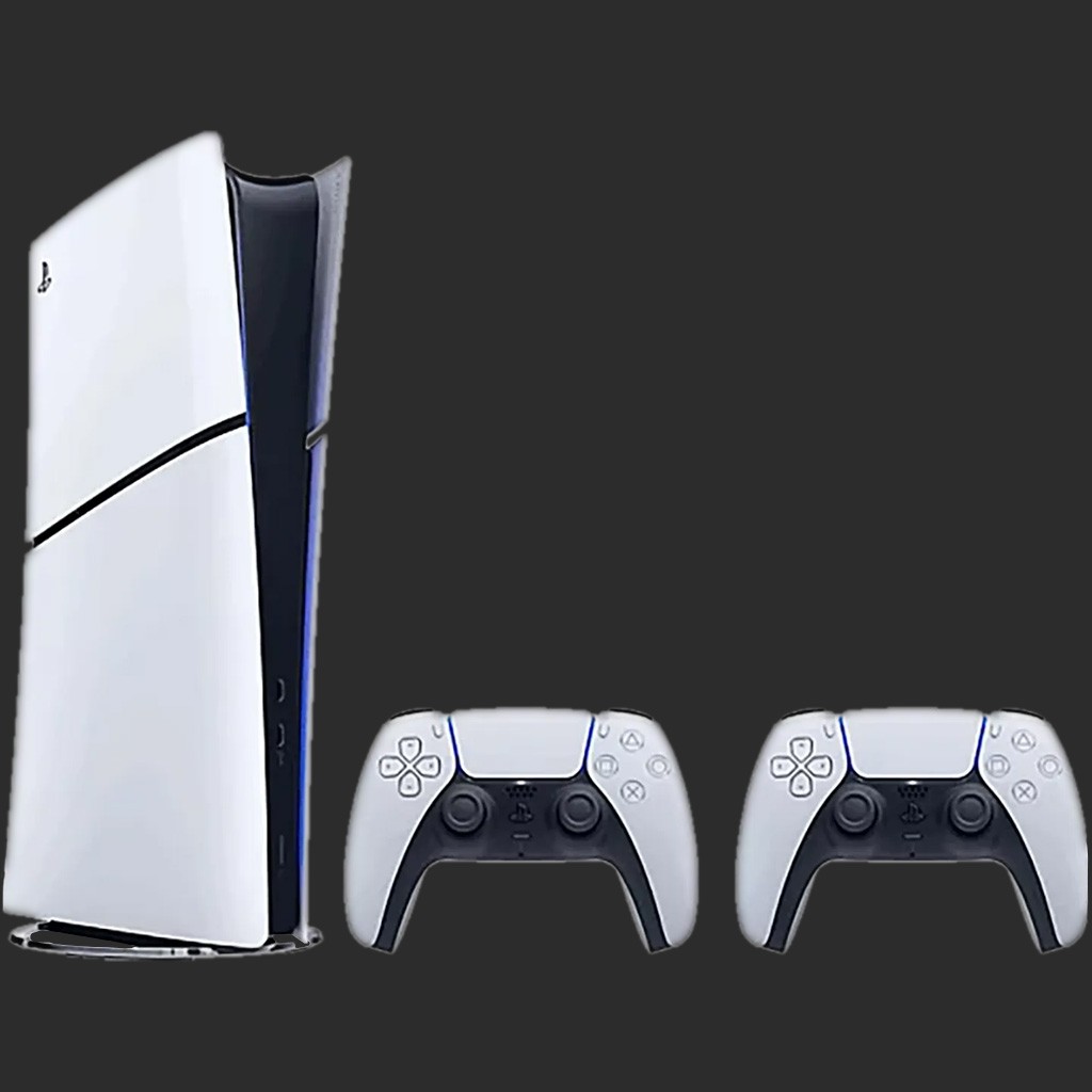 קונסולה - Playstation 5 Slim 1TB דיגיטלי - באנדל 2 שלטים קונסולה - Playstation 5 Slim 1TB דיגיטלי - באנדל 2 שלטים