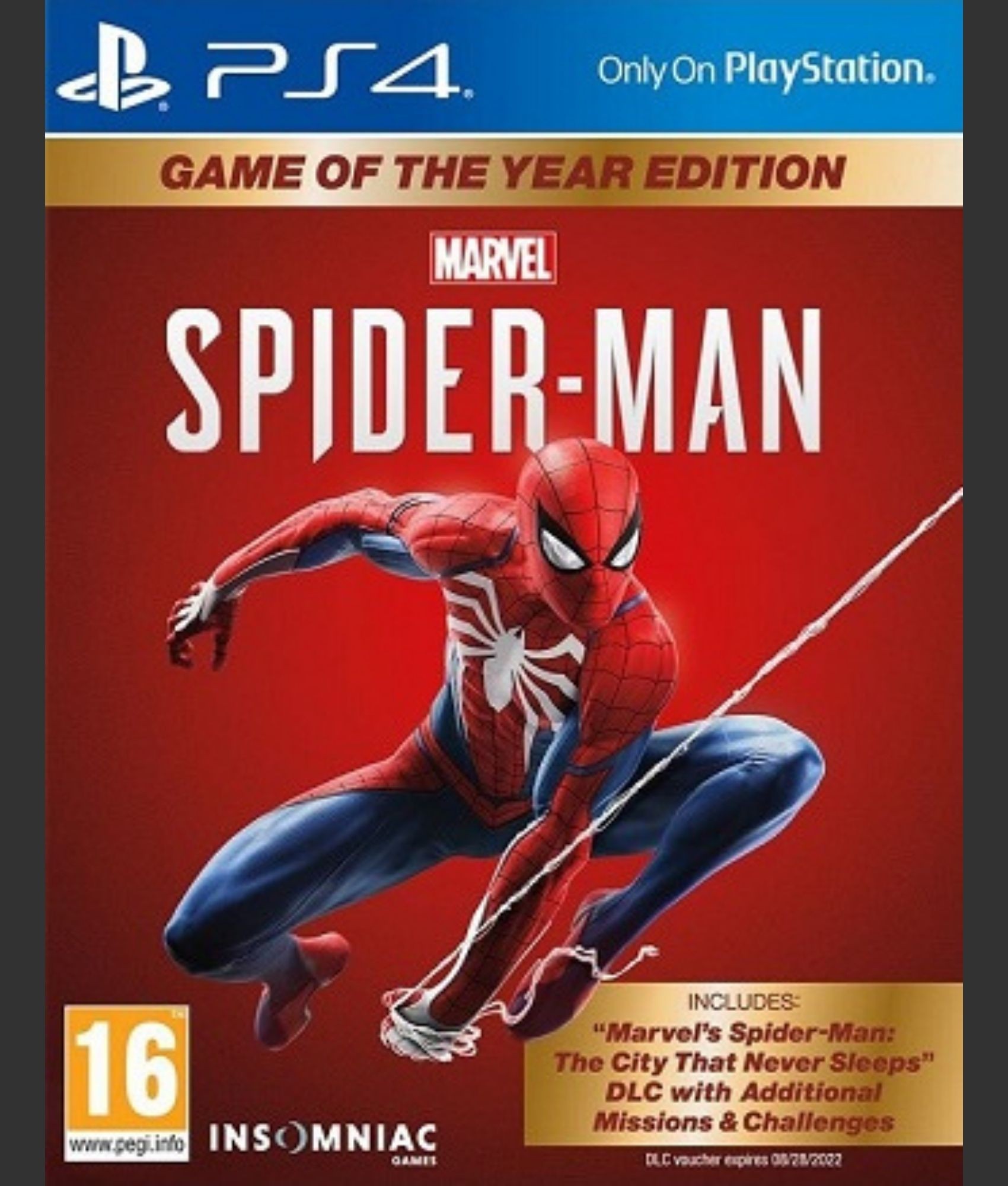 PS4 Marvel Spider-Man Game of the Year