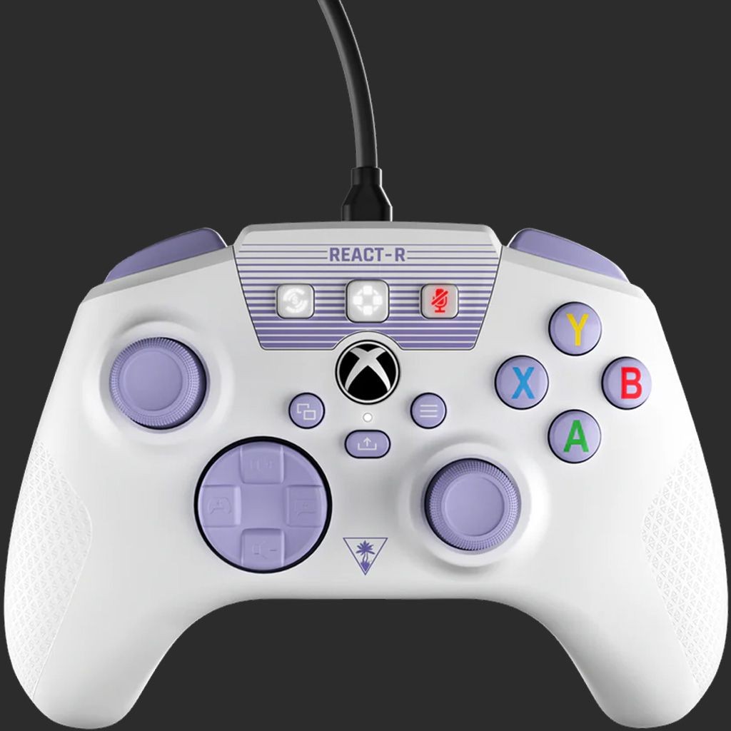 ��� ���� �������� - Turtle Beach React-R Purple / White Wired Controller