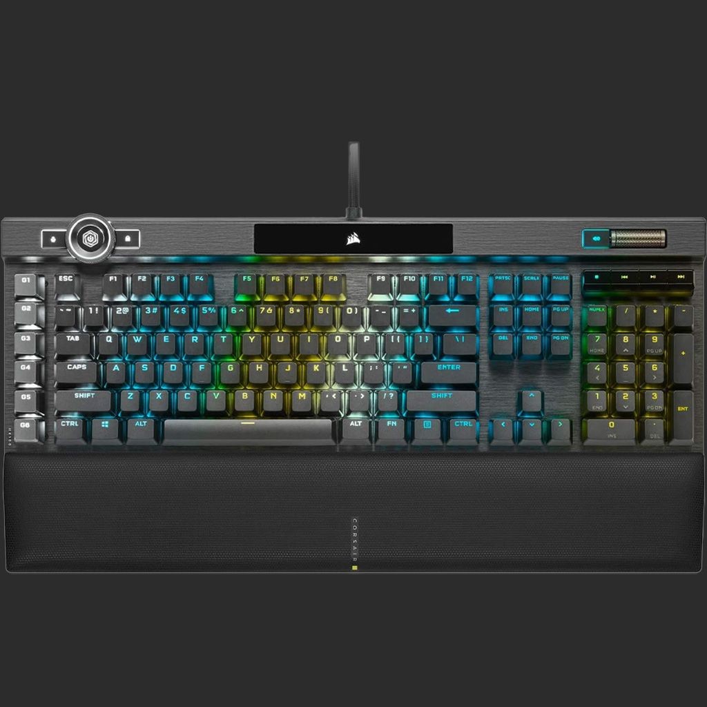 ����� ������� ������ ����� - Corsair - K100 RGB Optical Switches Wired