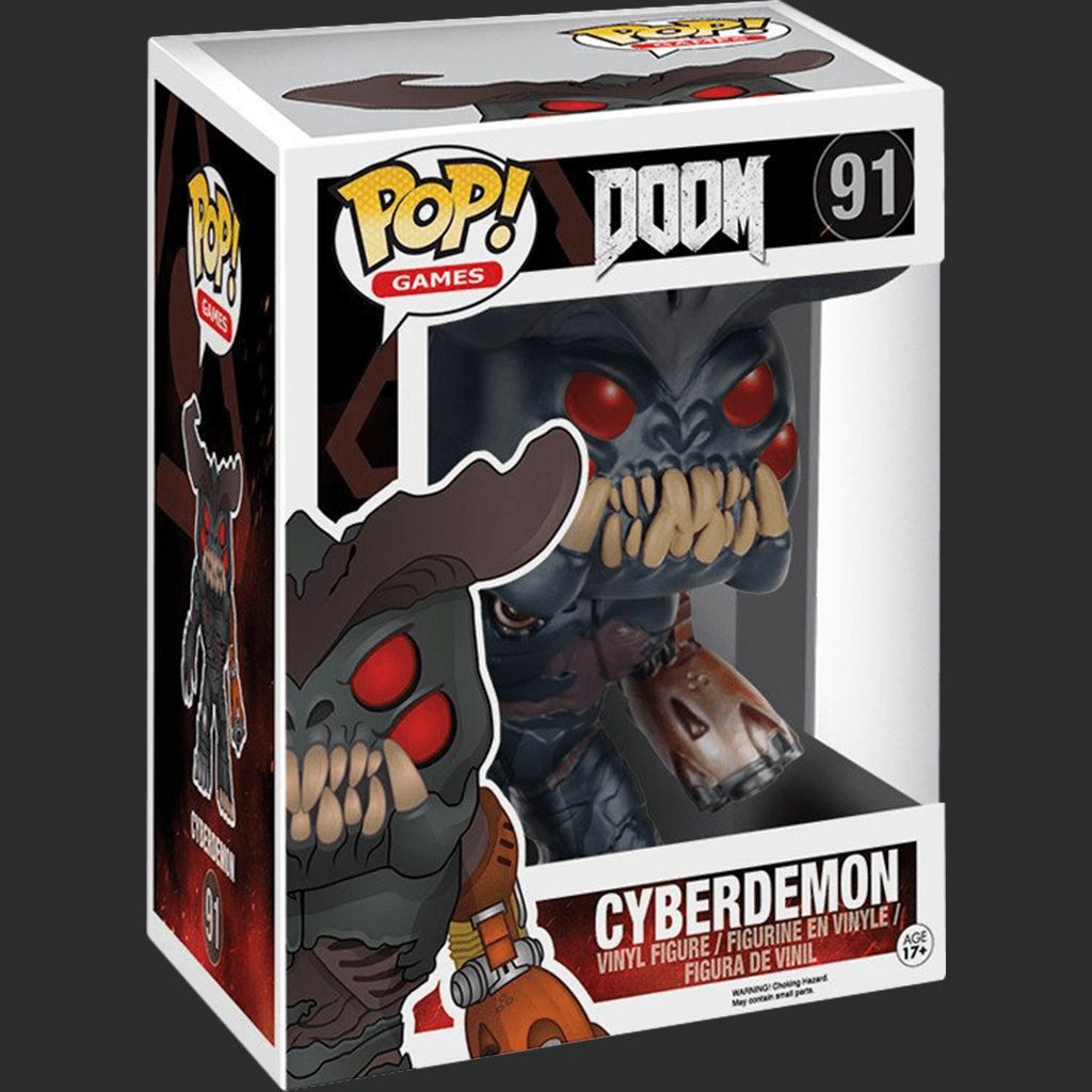 בובת פופ 6" אינץ - Doom 2016 - Cyberdemon #91 בובת פופ 6" אינץ - Doom 2016 - Cyberdemon #91