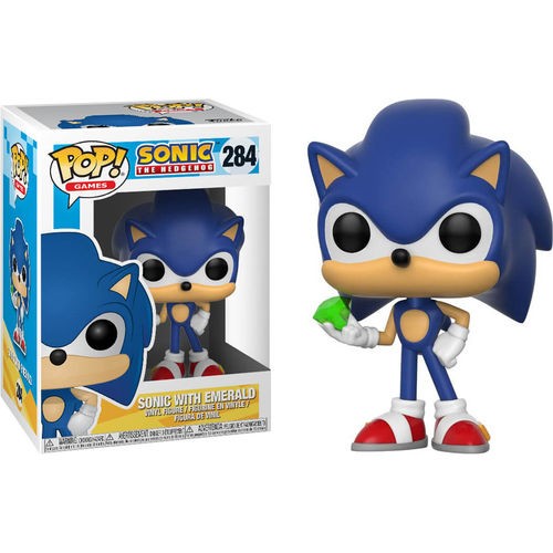 Funko pop Sonic the Hedgehog Sonic with Emerald 284
