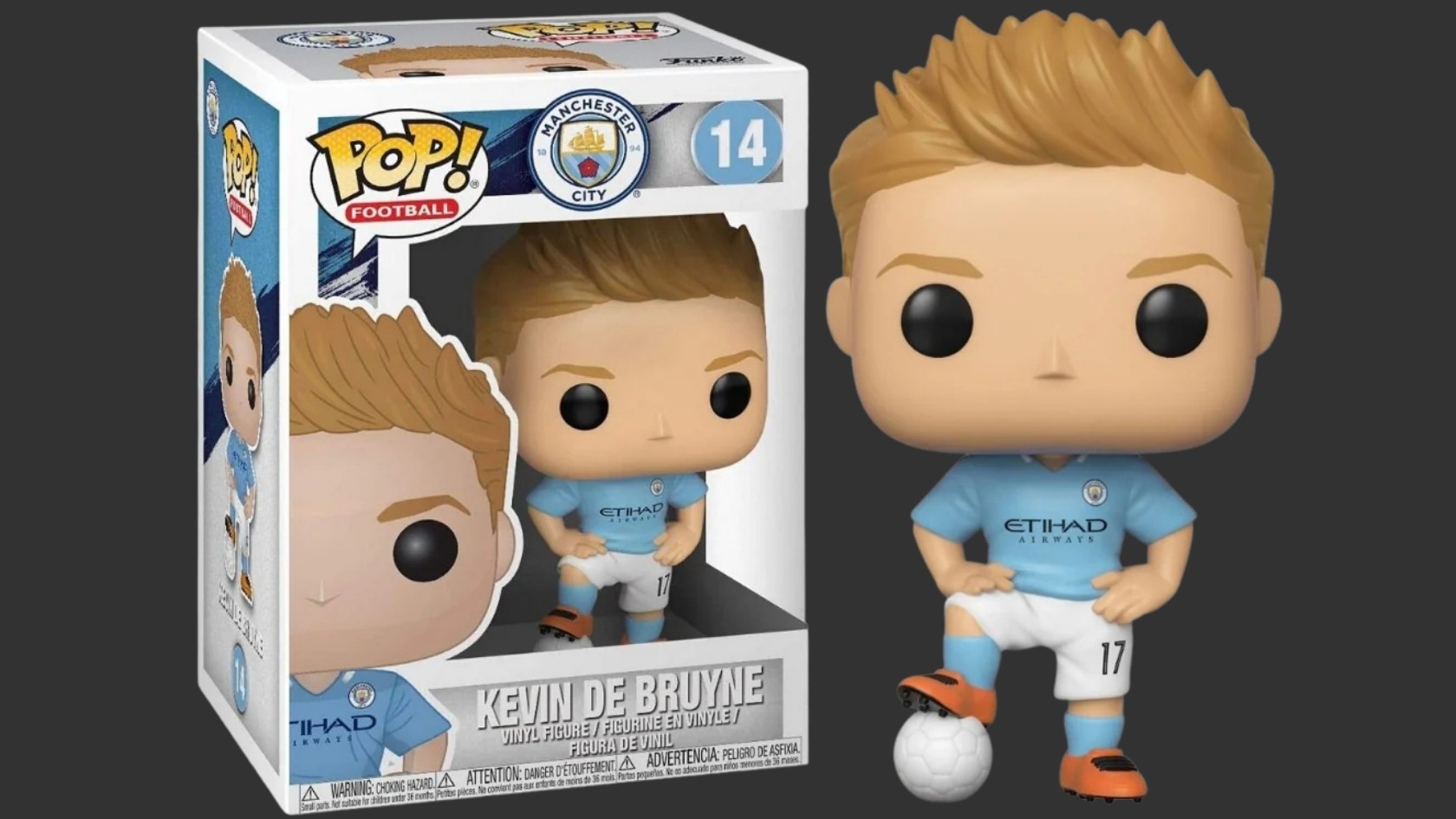 בובת פופ - Bruyne Manchester City #14 בובת פופ - Bruyne Manchester City #14