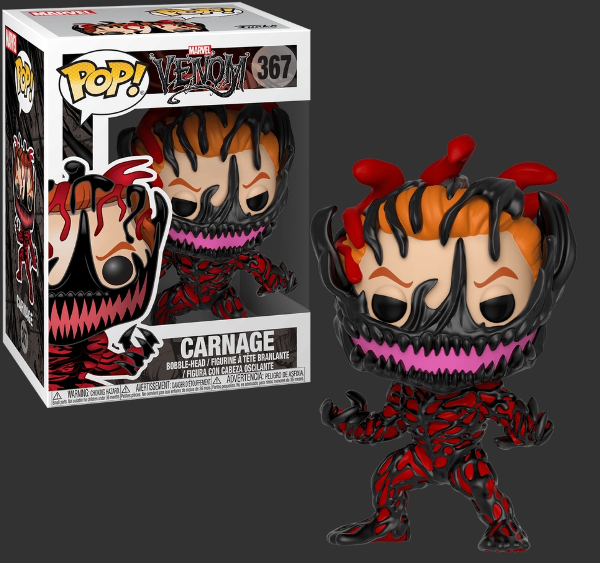 Funko Pop Marvel Venom Carnage 367