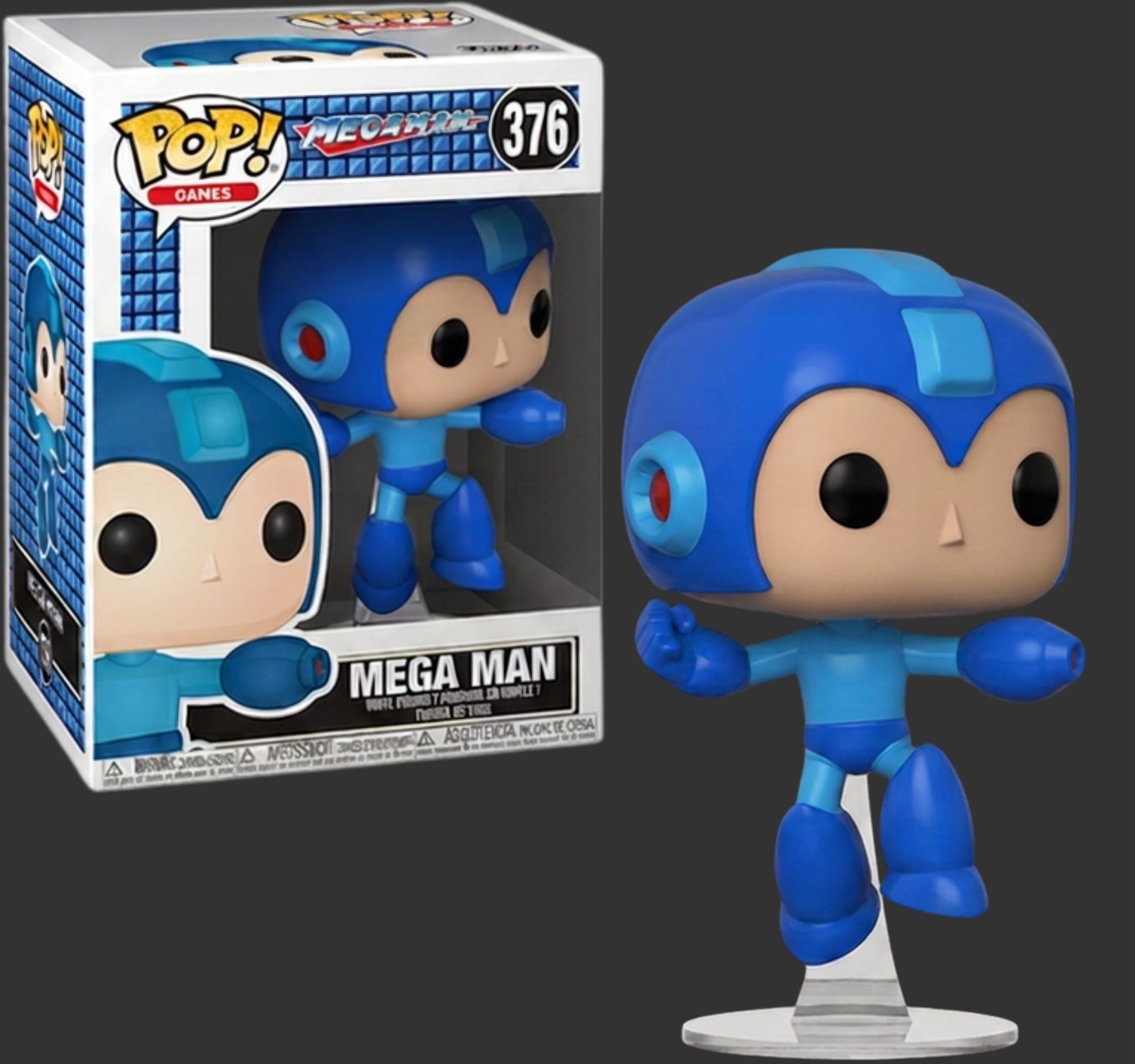 בובת פופ - Megaman - Mega Man #376 בובת פופ - Megaman - Mega Man #376