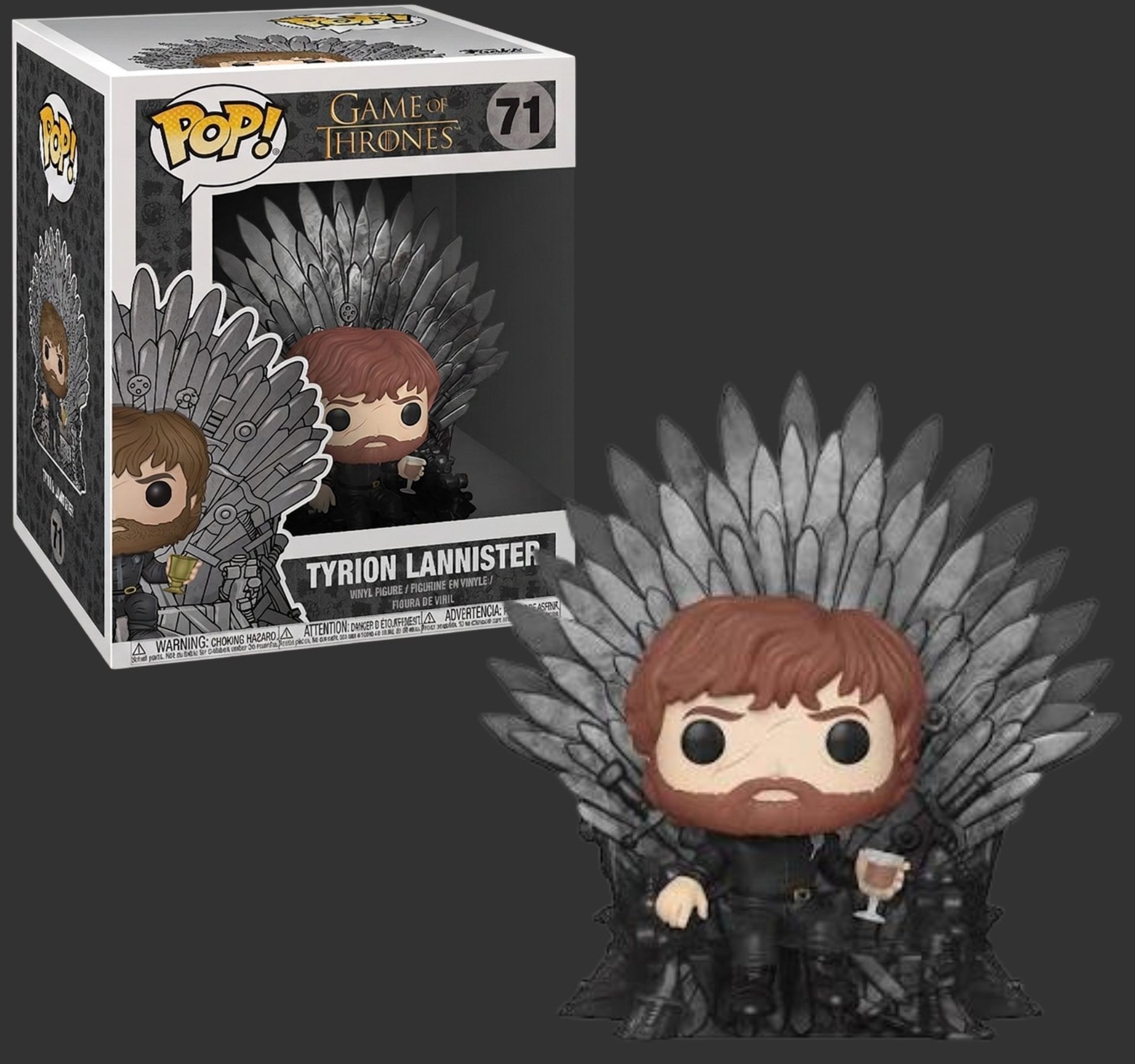 ���� ��� ������ ������� �� �� ����� � Tyrion Lannister Sitting on Iron Throne #71 Deluxe, Game of Thrones