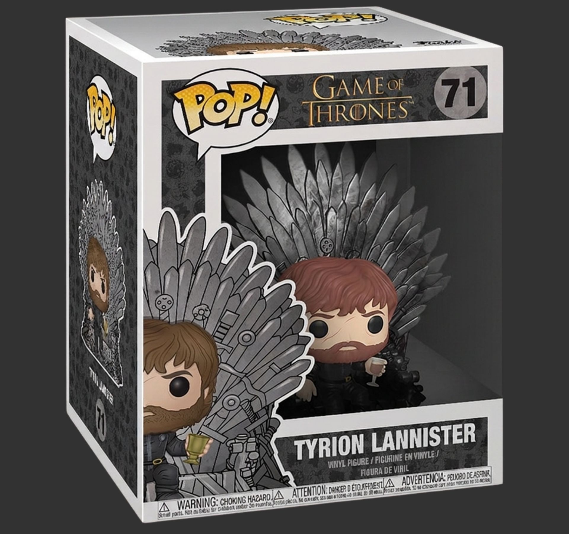בובת פופ טיריון לאניסטר על כס הברזל – Tyrion Lannister Sitting on Iron Throne #71 Deluxe, Game of Thrones בובת פופ טיריון לאניסטר על כס הברזל – Tyrion Lannister Sitting on Iron Throne #71 Deluxe, Game of Thrones