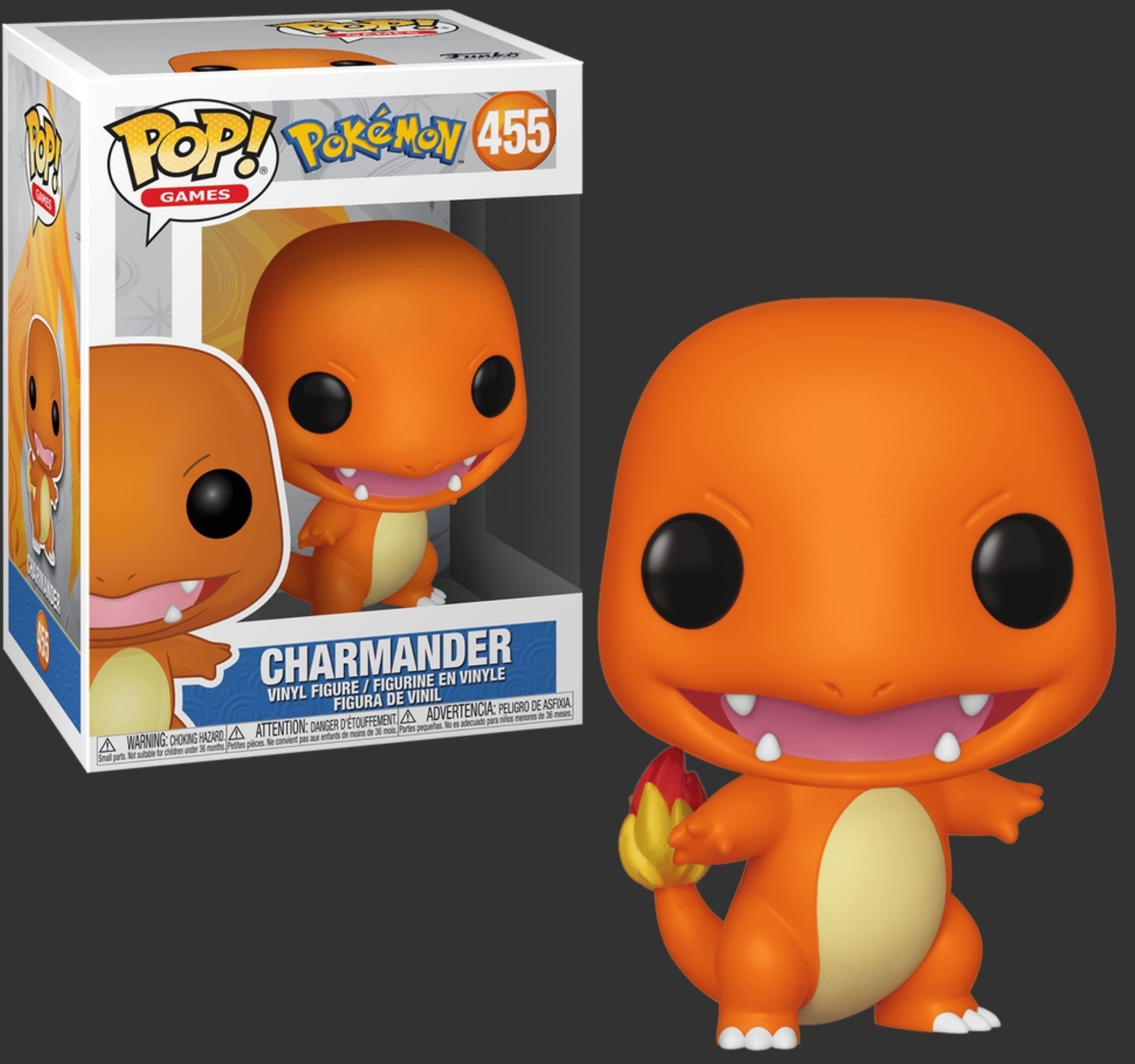 בובת פופ צ׳רמנדר – Charmander #455, Pokemon בובת פופ צ׳רמנדר – Charmander #455, Pokemon