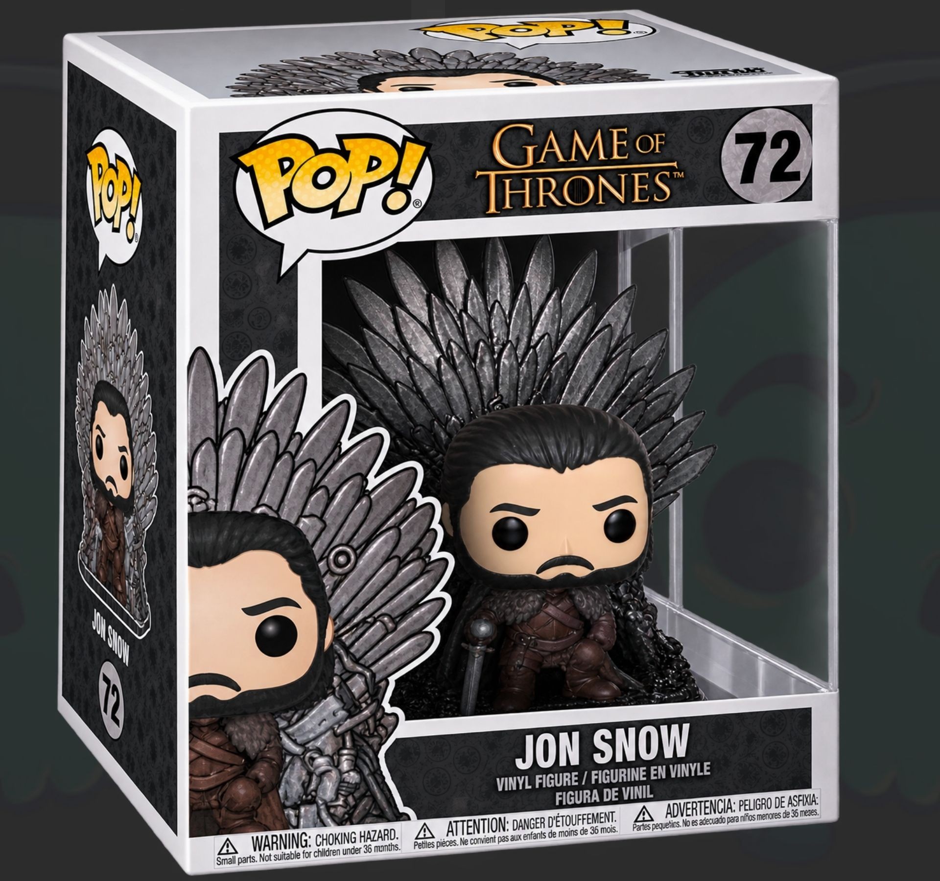 funko pop Game of Thrones Jon Snow on Iron Throne 72