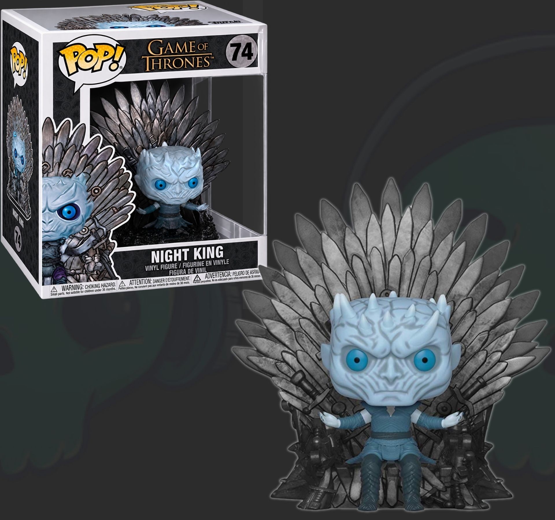 funko pop Game of Thrones Night King on Iron Throne 74 Deluxe