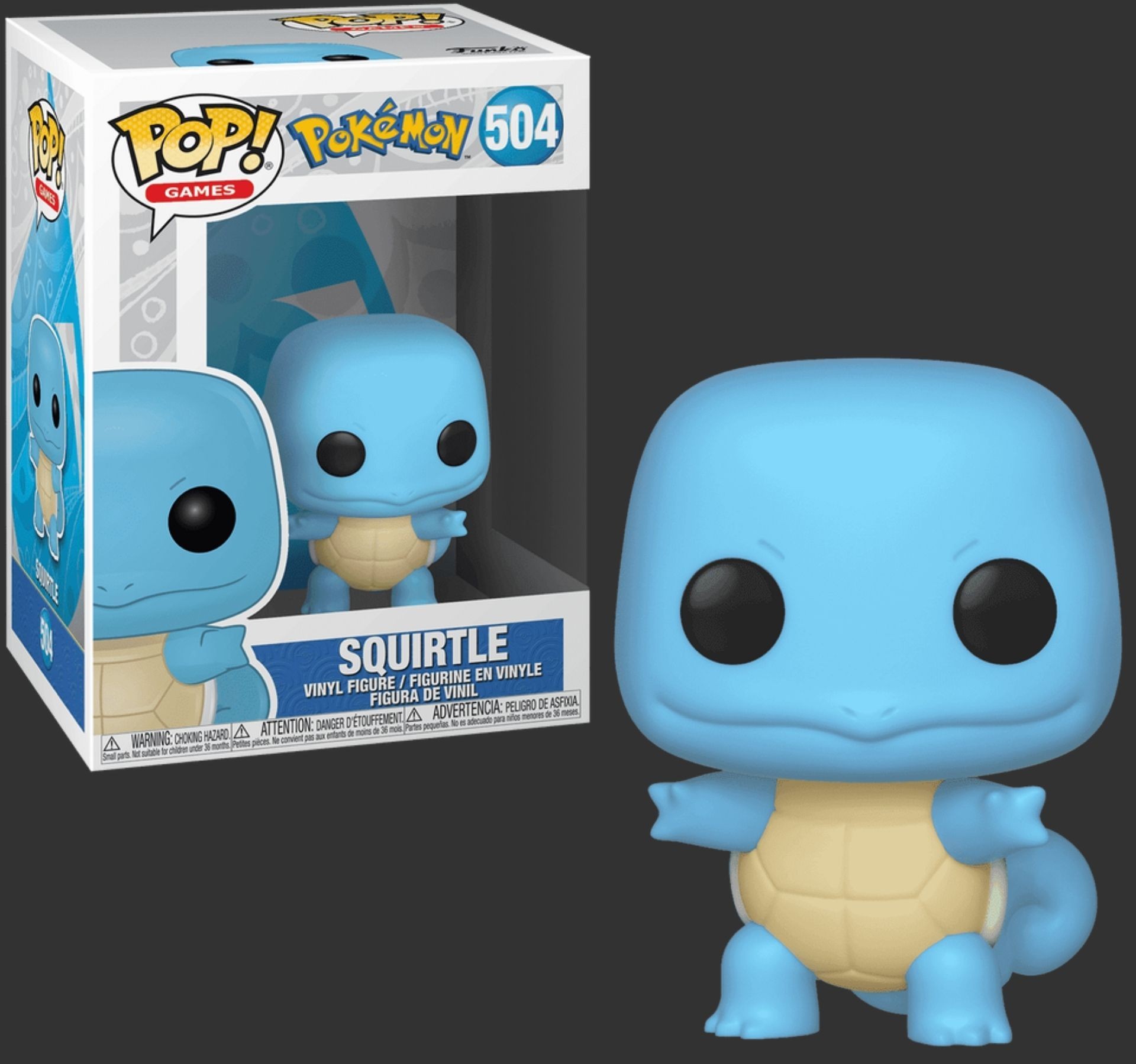 בובת פופ סקווירטל – Squirtle #504, Pokemon בובת פופ סקווירטל – Squirtle #504, Pokemon